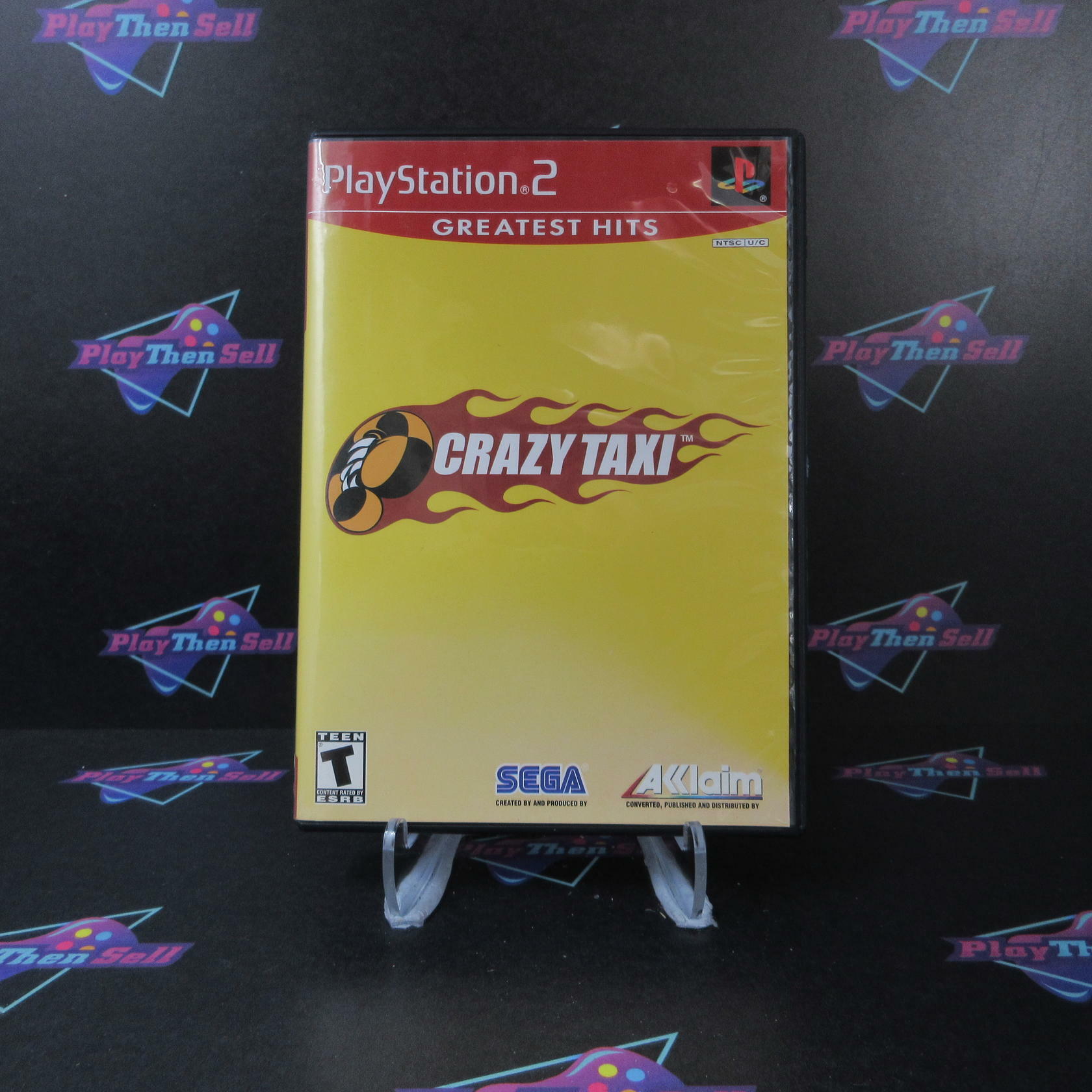 Crazy Taxi PS2 PlayStation 2 GH AD + Reg Card Complete - Very Good