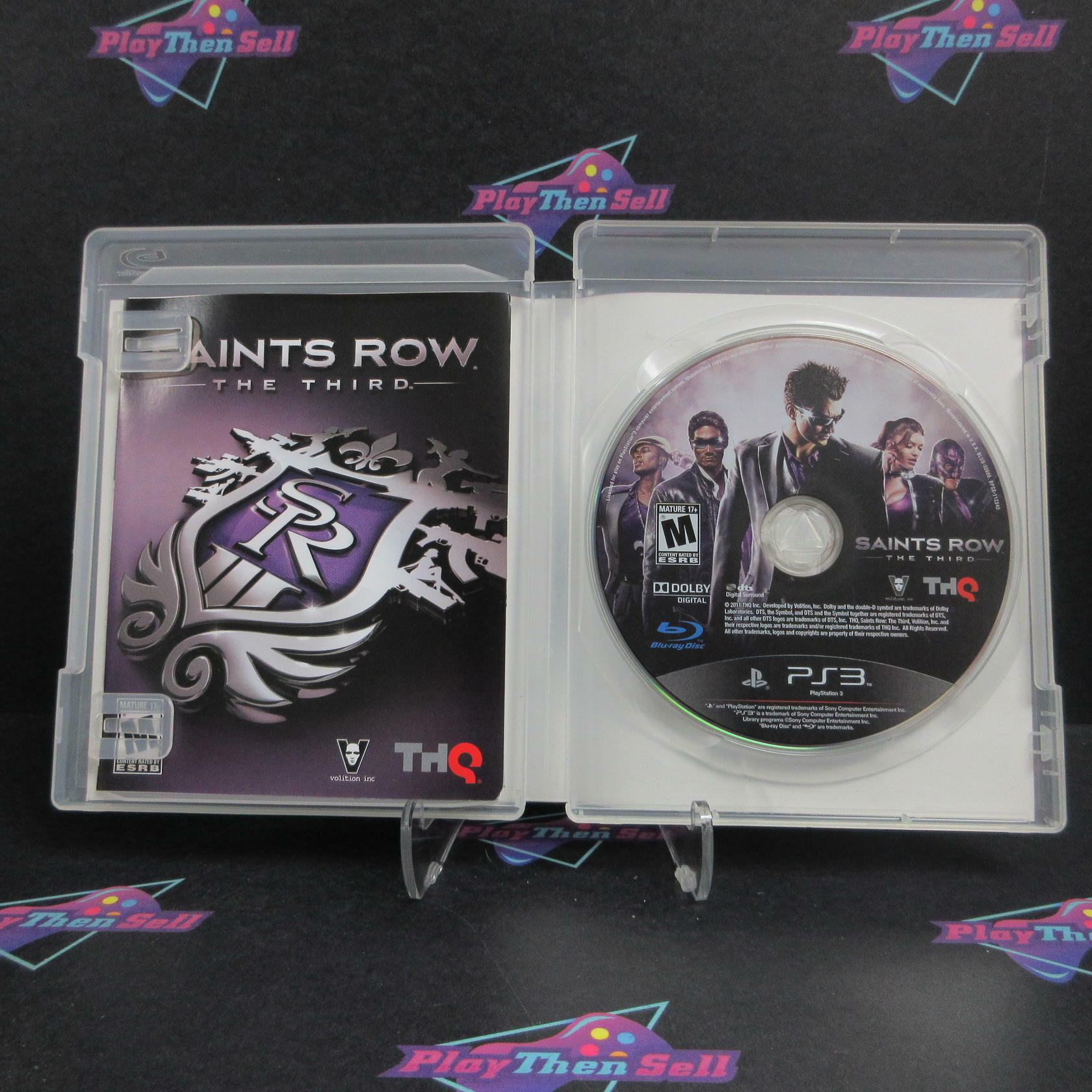 Saints Row The Third PS3 PlayStation 3 AD Complete CIB - Very Good