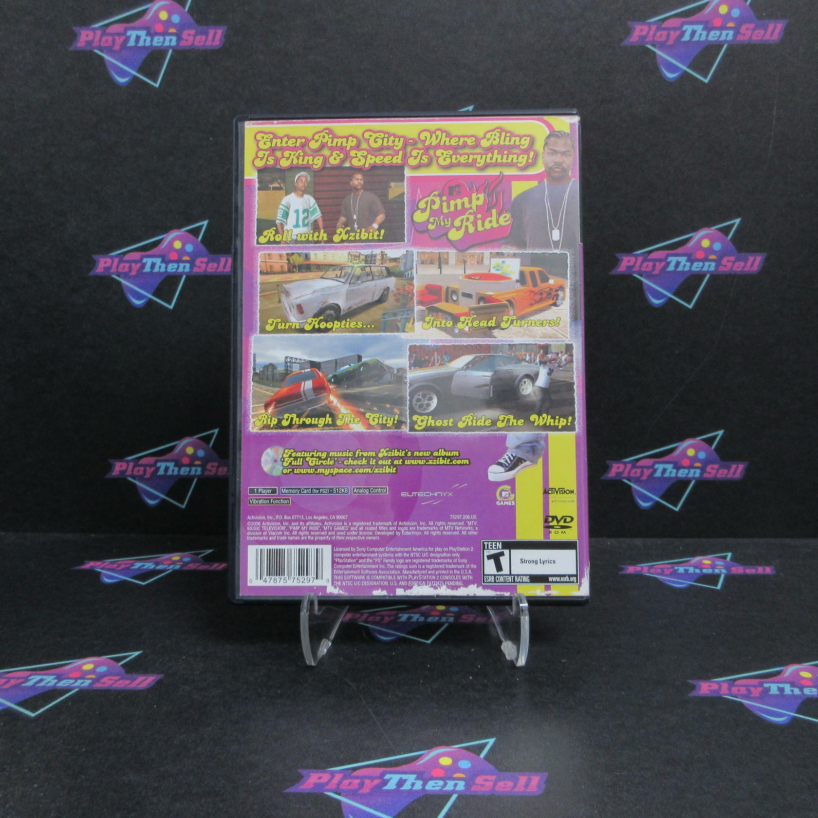 Pimp My Ride PS2 PlayStation 2 AD/MD + Reg Card Complete CIB - Very Good