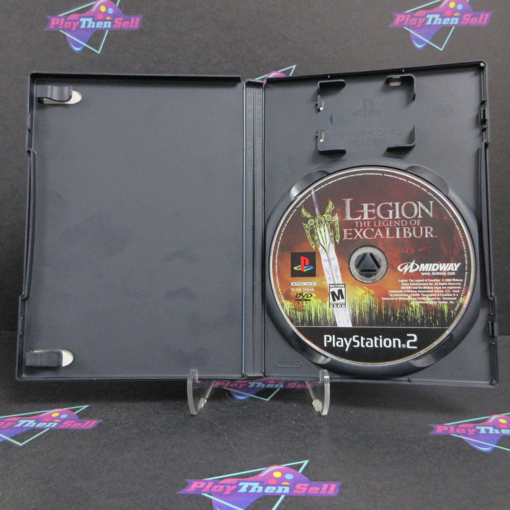 Legion The Legend of Excalibur PS2 PlayStation 2 AD/NM - Very Good