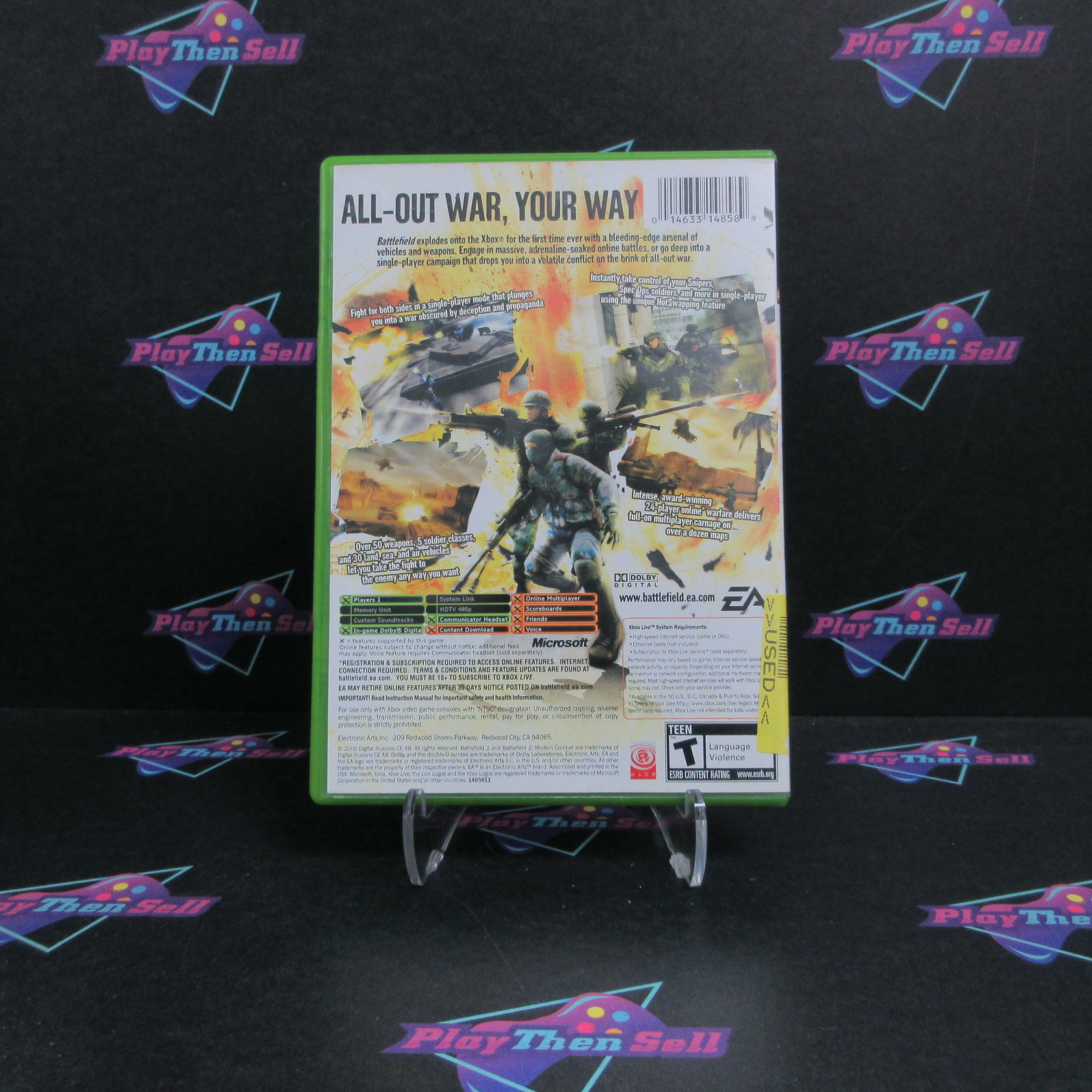 Battlefield 2 Modern Combat Xbox AD/NM - Very Good