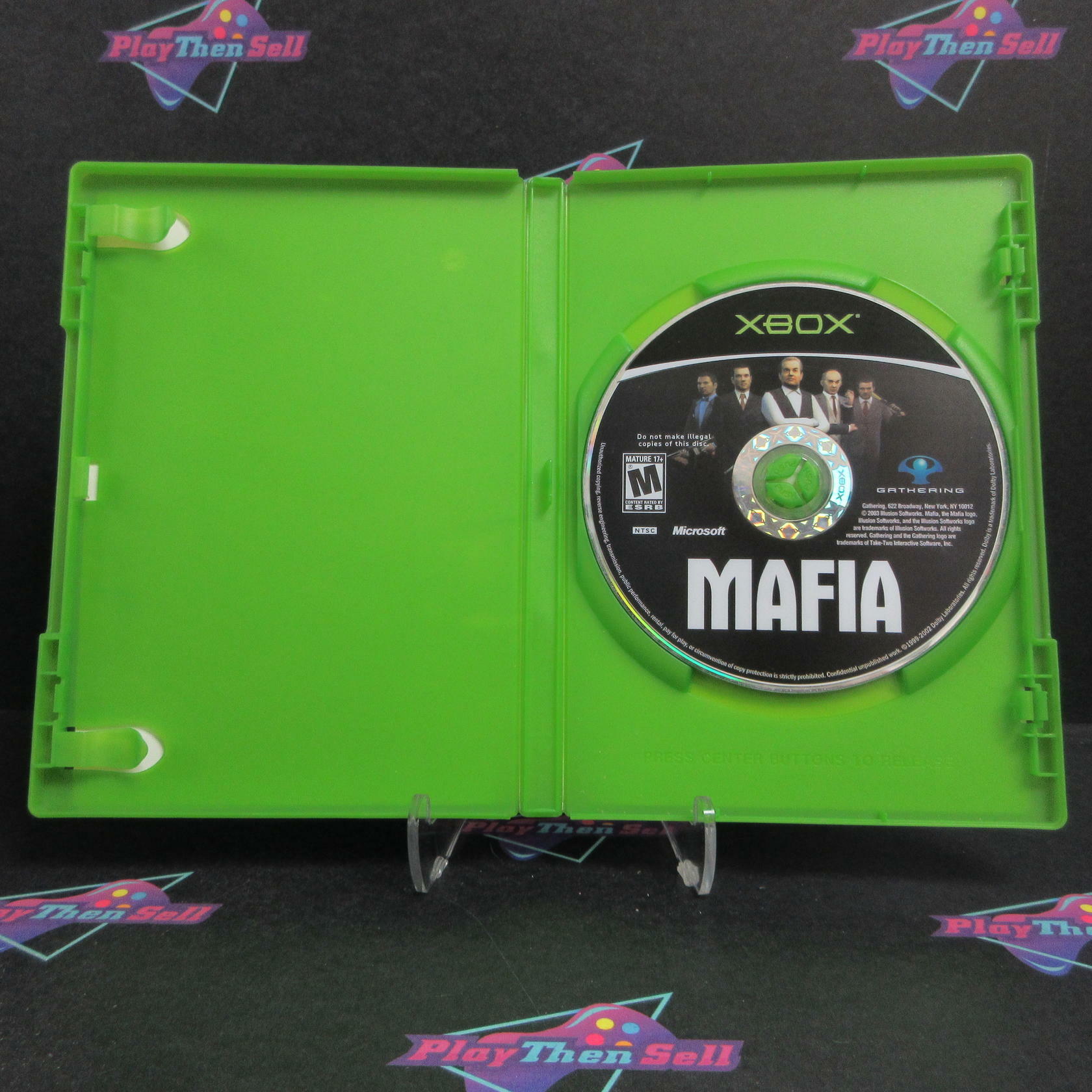 Mafia Xbox AD/NM + Poster - Very Good