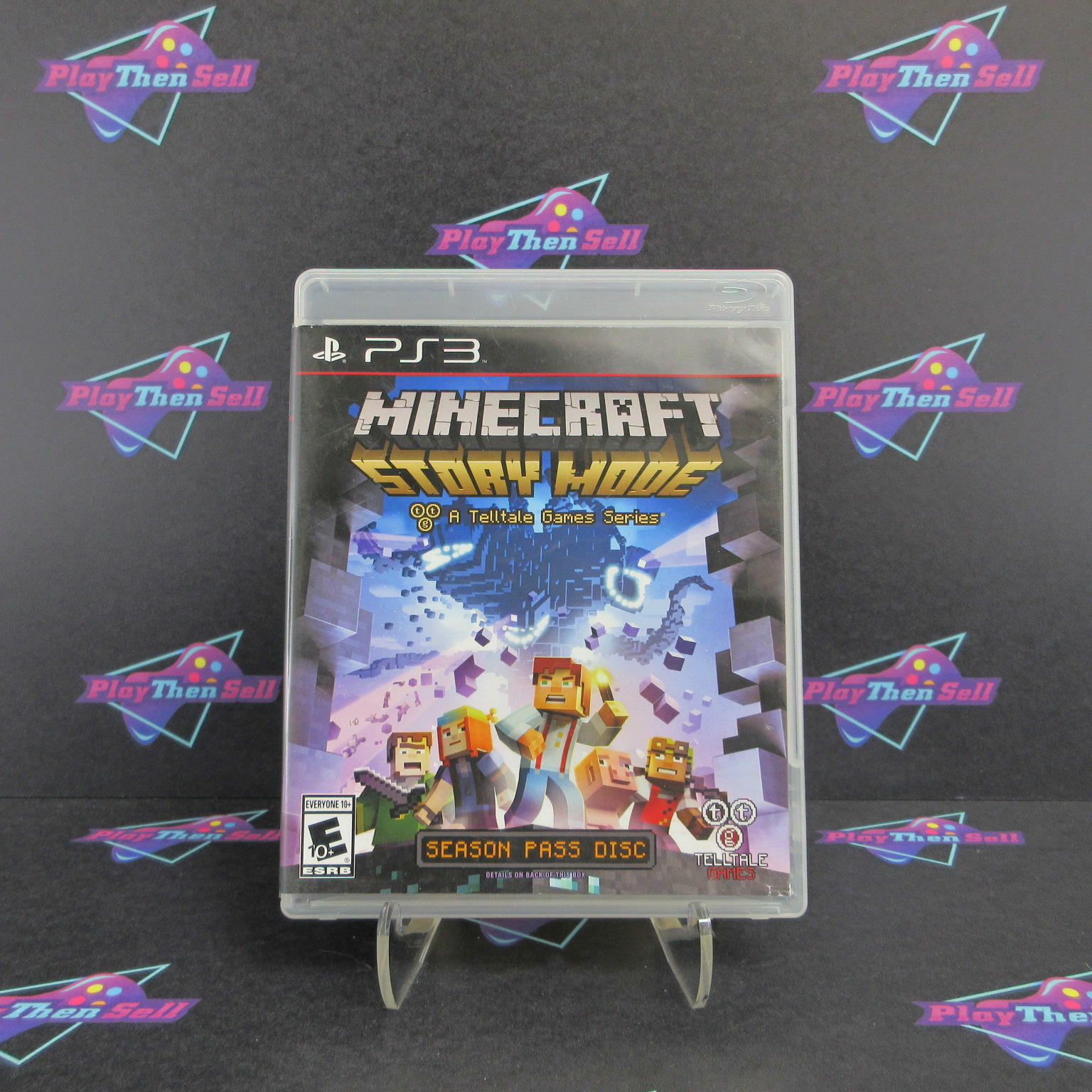 Minecraft Story Mode Season Disc PS3 PlayStation 3 AD - Very Good