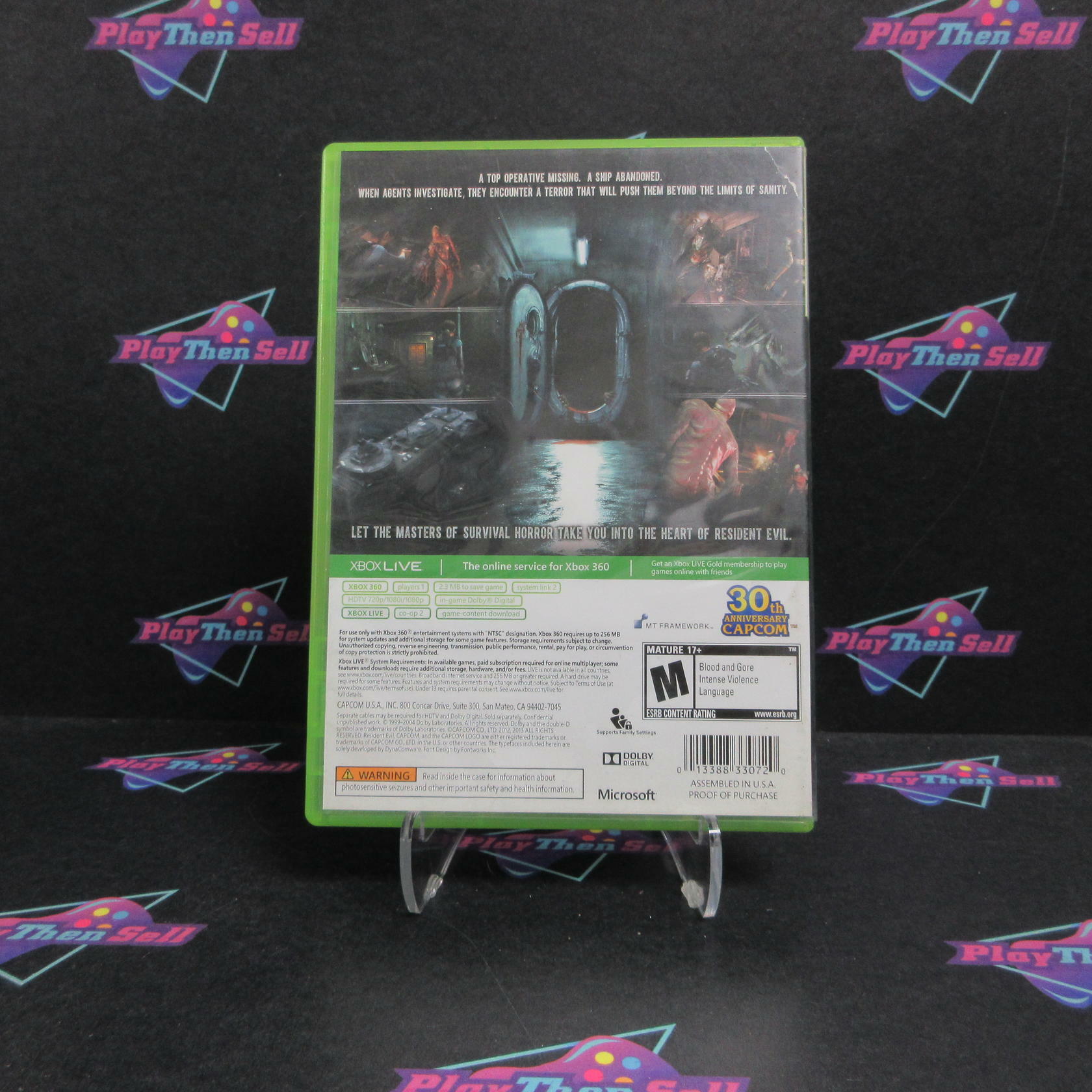 Resident Evil Revelations Xbox 360 AD Complete CIB - Very Good