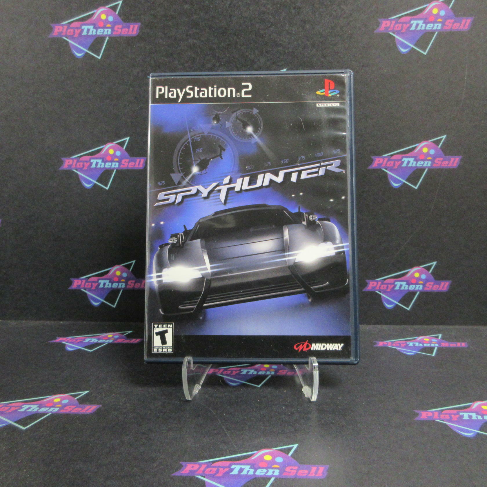 Spy Hunter PS2 PlayStation 2 AD/MD + Reg Card Complete CIB - Very Good
