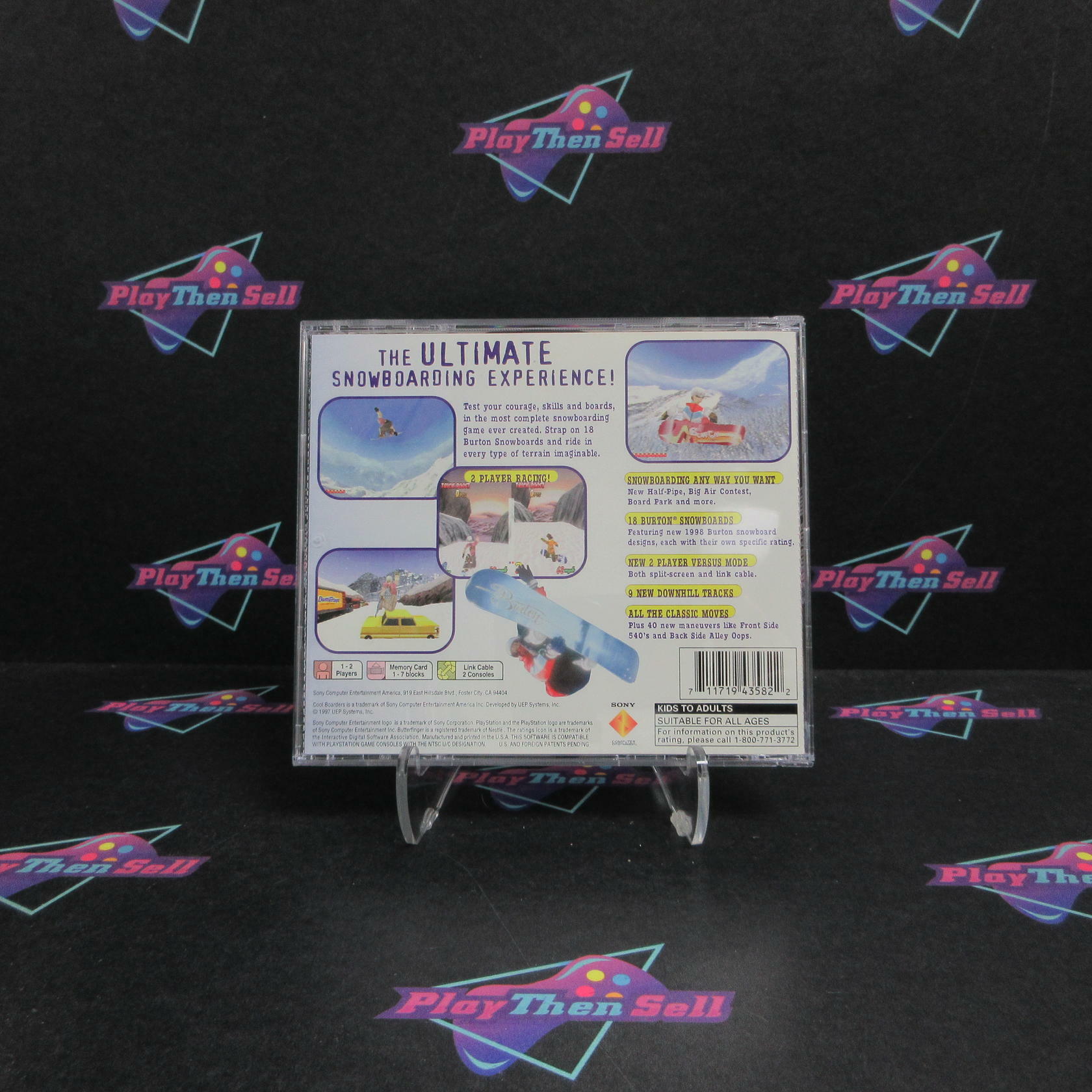 Cool Boarders 2 PS1 PlayStation 1 Complete - Excellent