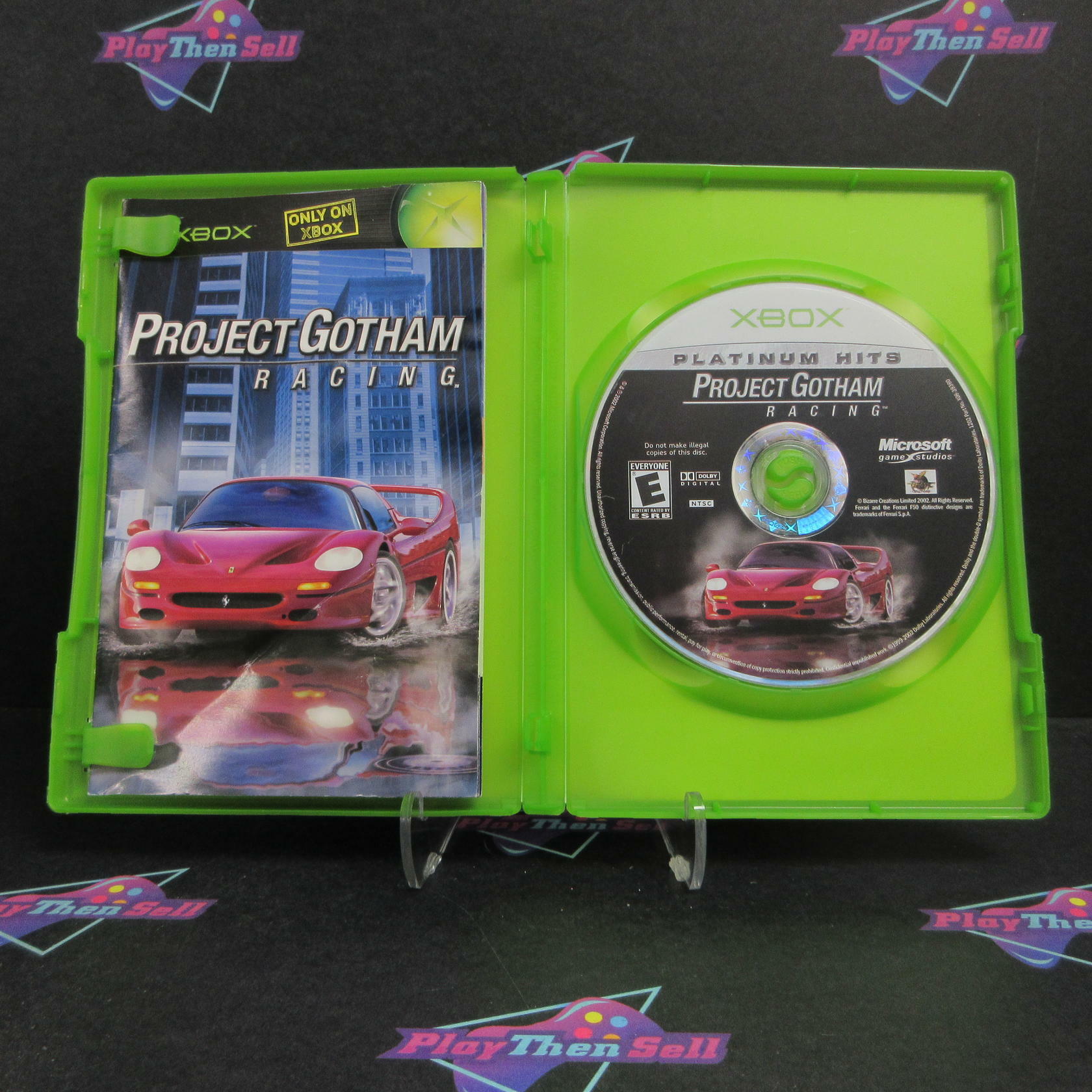Project Gotham Racing Xbox PH AD/MD Complete CIB - Very Good