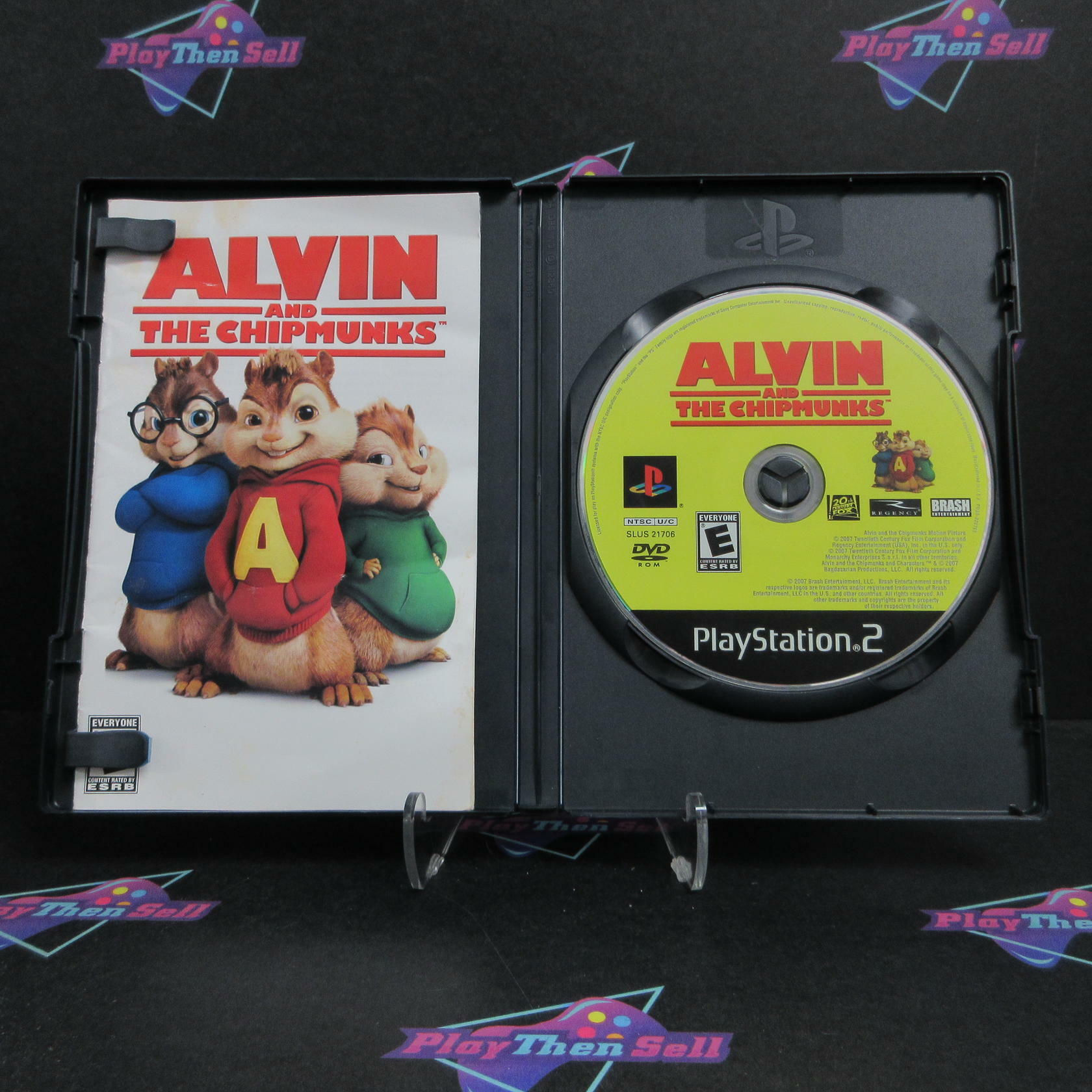Alvin and the Chipmunks PS2 PlayStation 2 MD Complete CIB - Very Good