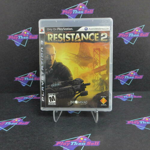 Resistance 2 + Reg Card PS3 PlayStation 3 AD Complete CIB - Very Good