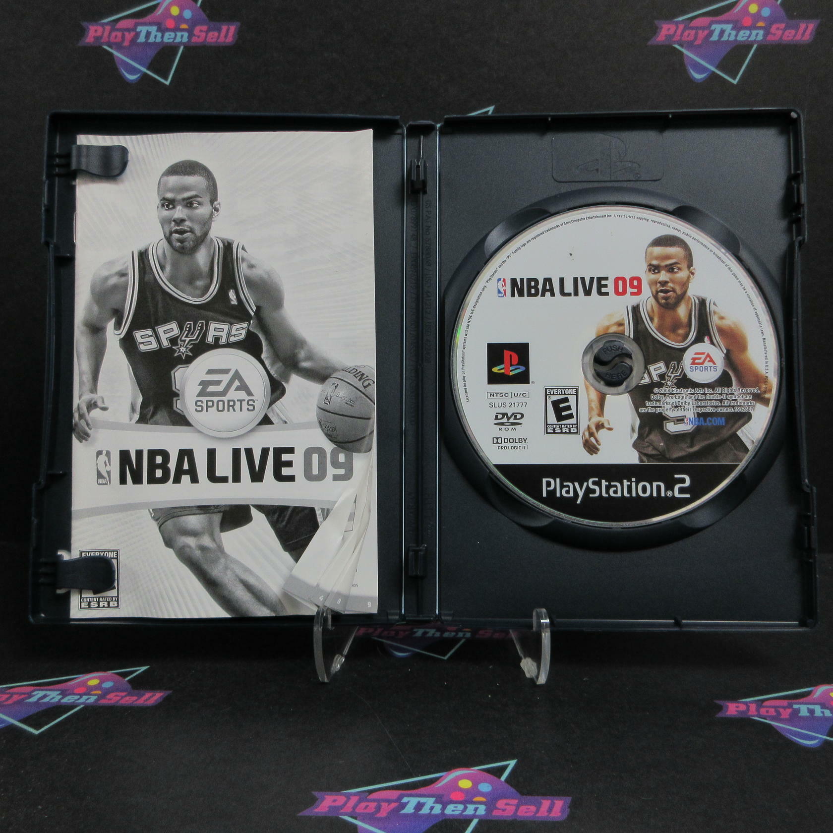 NBA Live 09 PS2 PlayStation 2 MD Complete CIB - Very Good