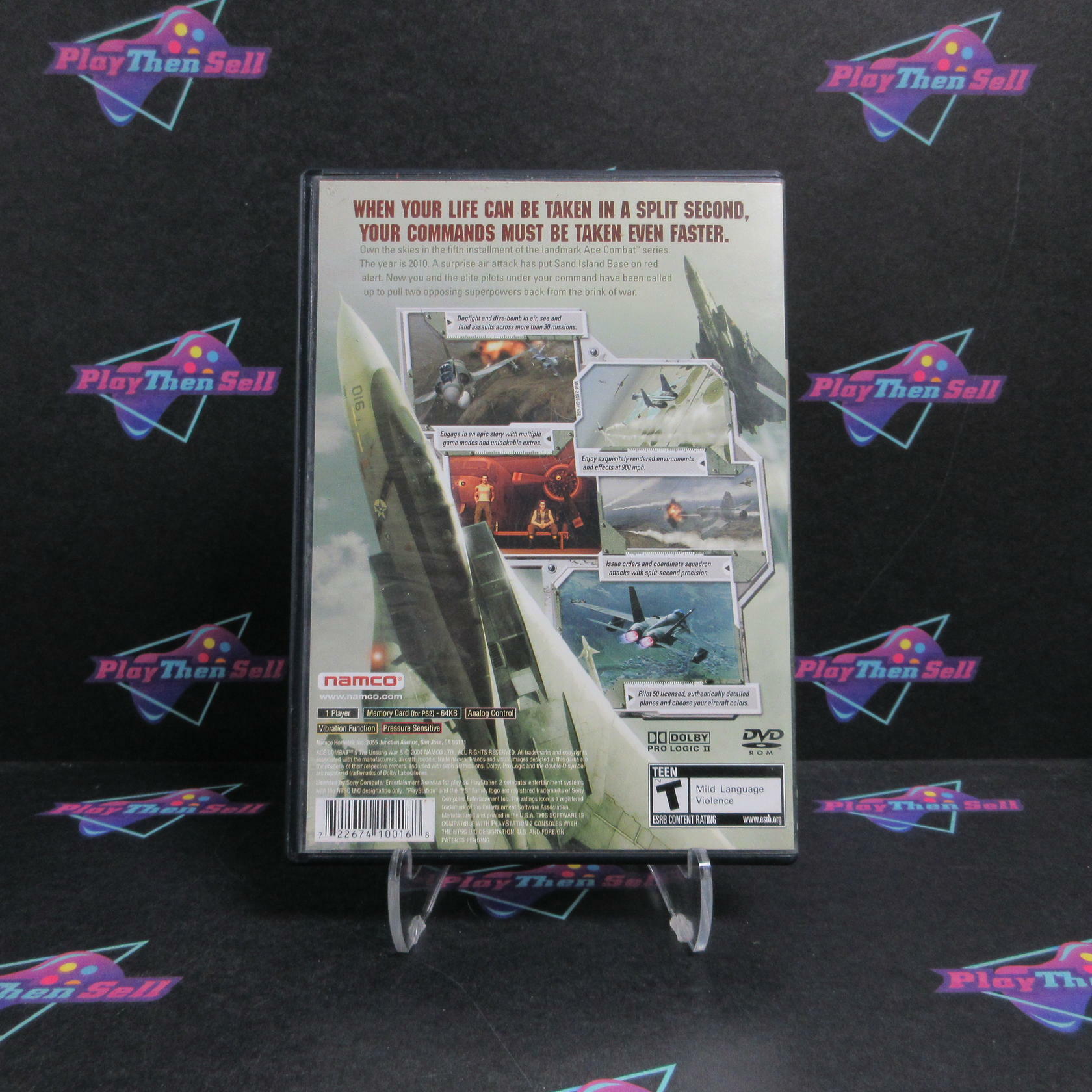 Ace Combat 5 The Unsung War GH Disc PS2 PlayStation 2 - Very Good