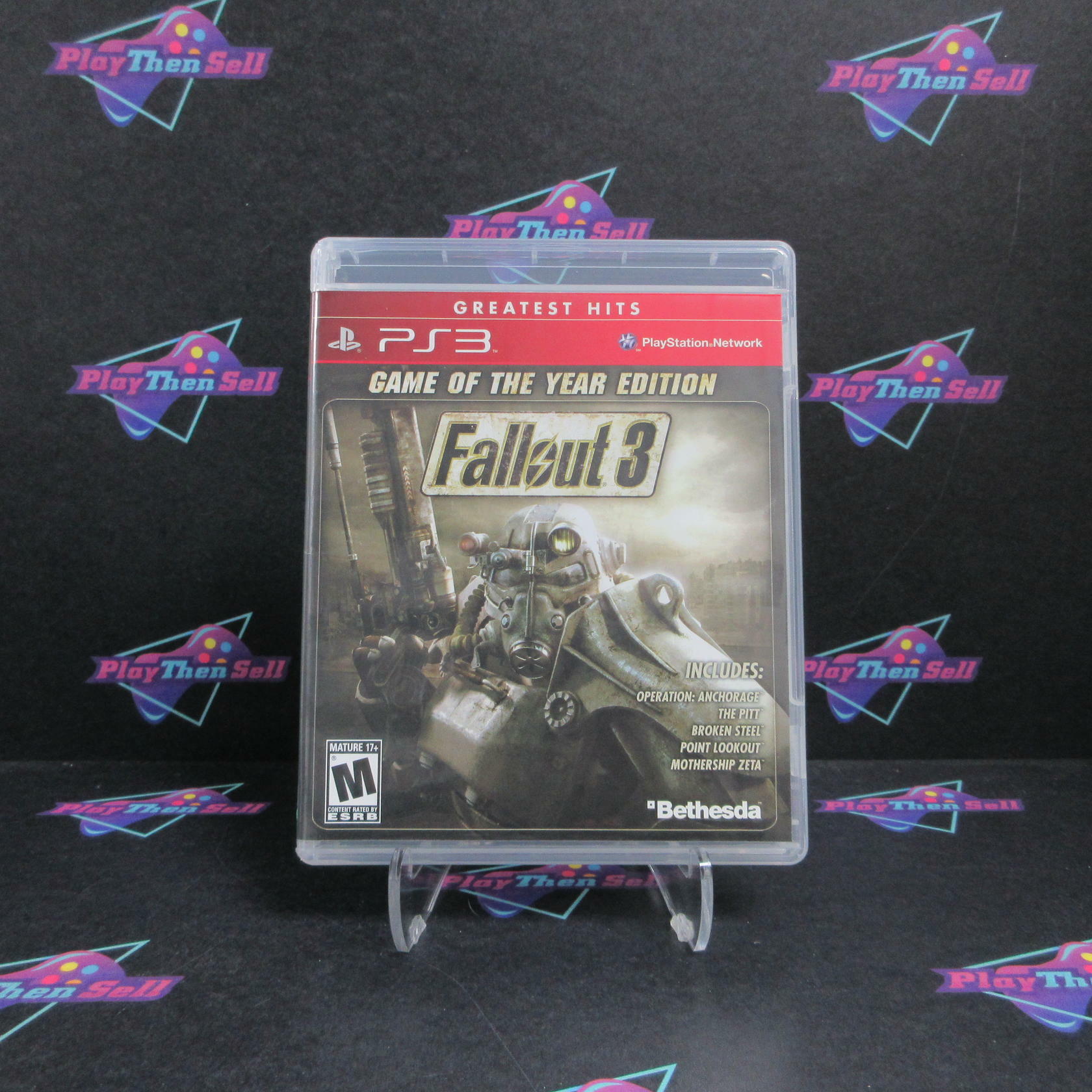 Fallout 3 Game of the Year GOTY Greatest Hits - PS3 PlayStation 3 - Very Good