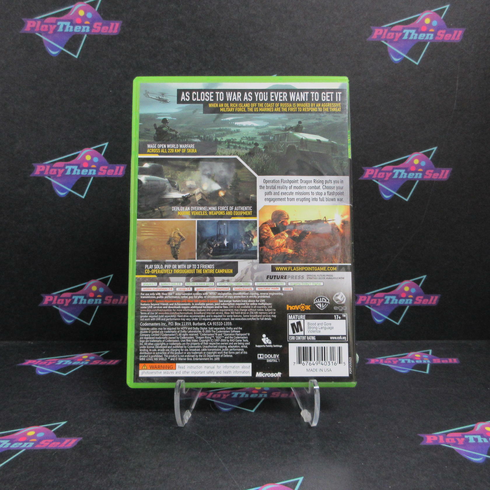 Operation Flashpoint Dragon Rising Game Xbox 360 - Very Good