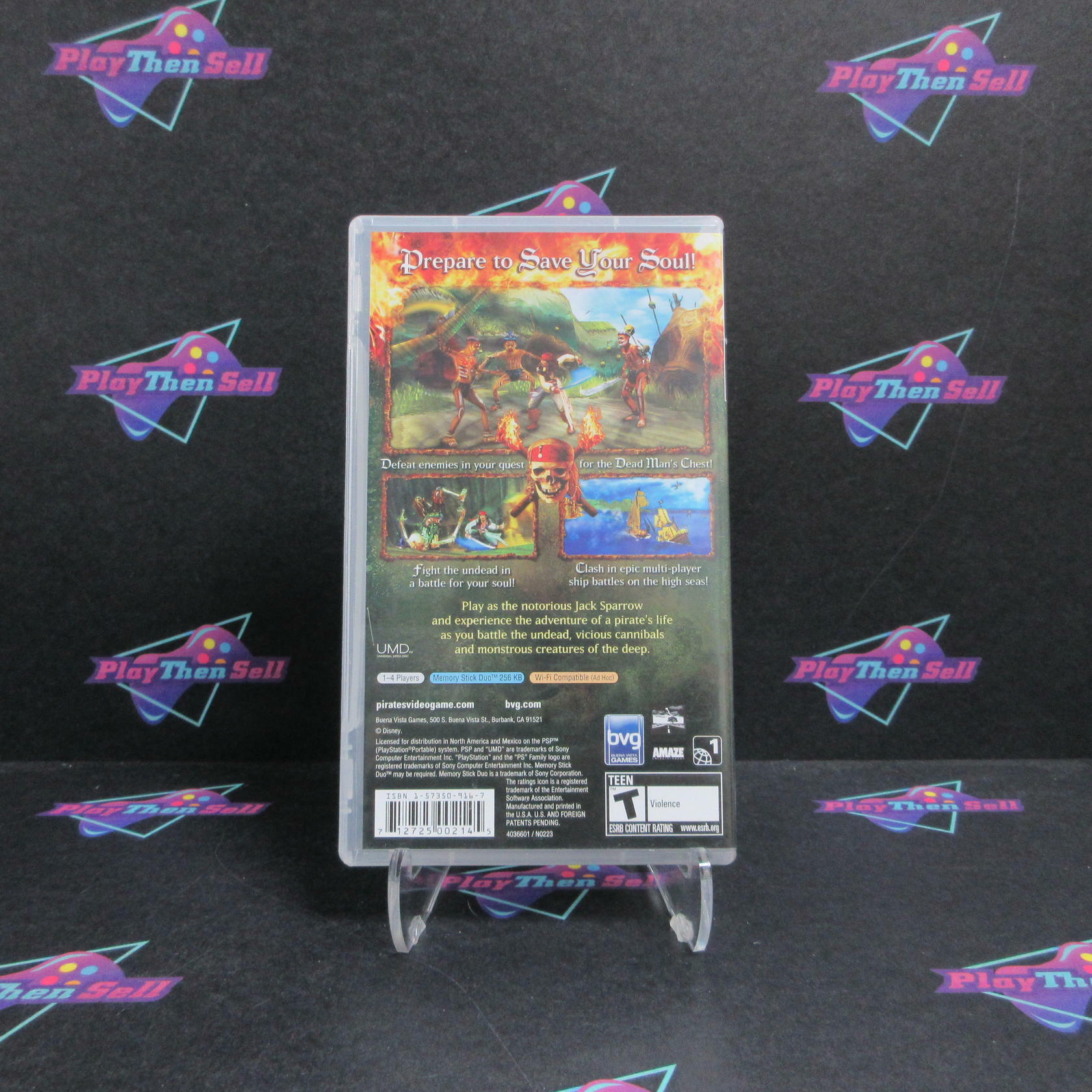 Pirates of the Caribbean Dead Man's Chest - Sony PSP - Very Good