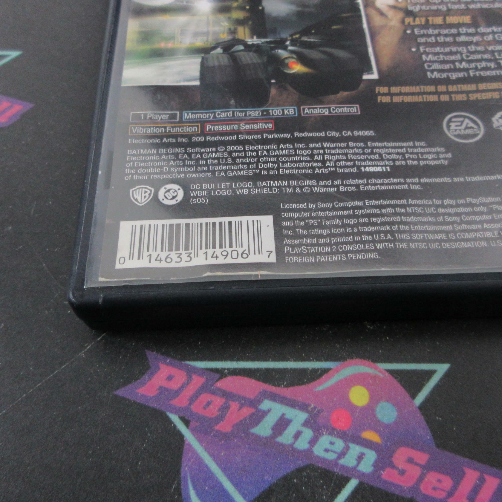 Batman Begins PS2 PlayStation 2 AD/NM - Very Good