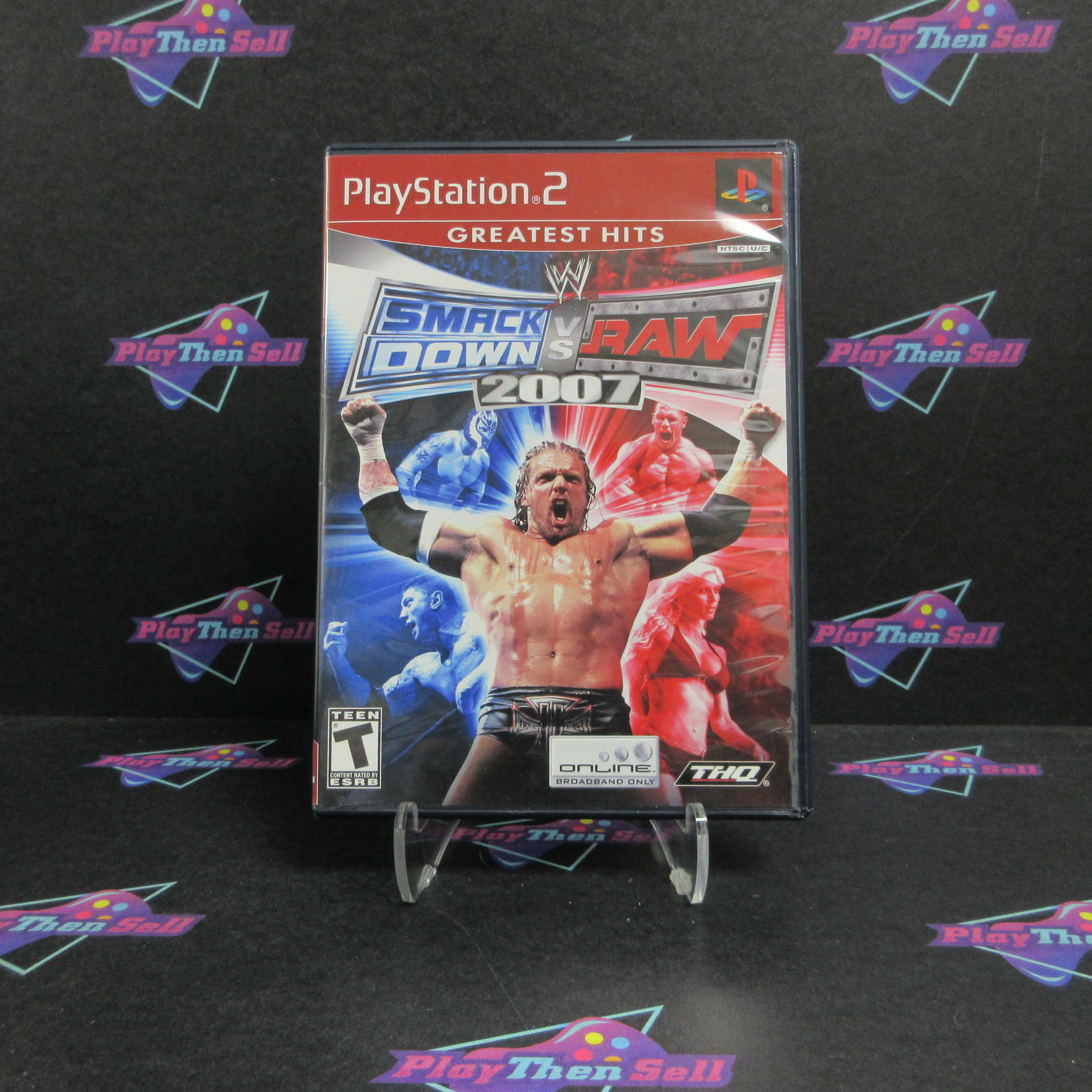 WWE SmackDown vs. Raw 2007 PS2 PlayStation 2 GH Complete - Excellent