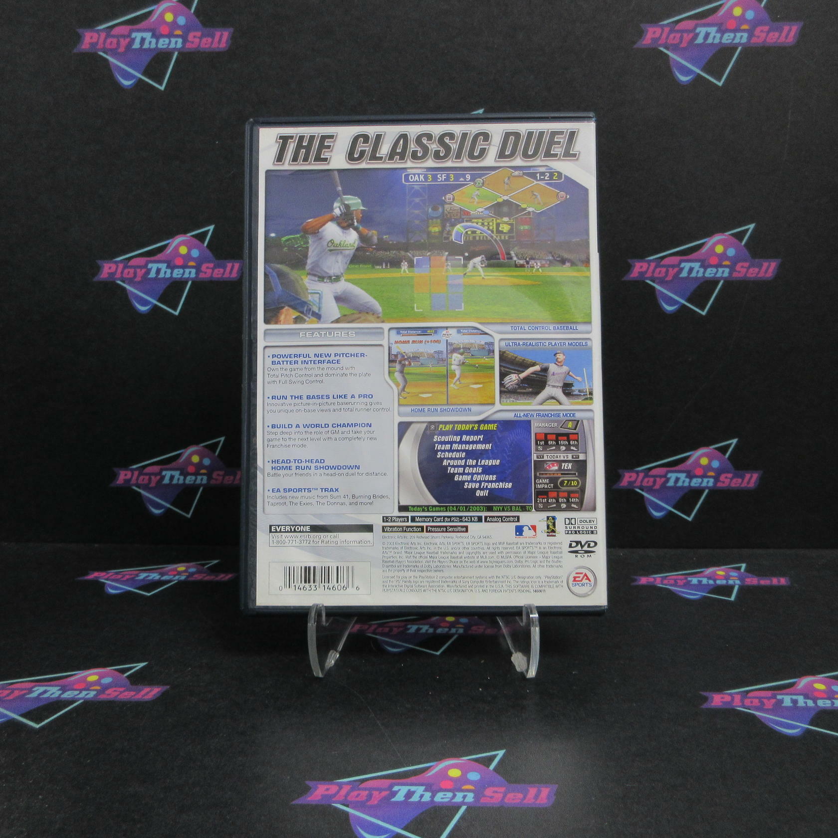 MVP Baseball 2003 PS2 PlayStation 2 AD/MD Complete CIB - Very Good