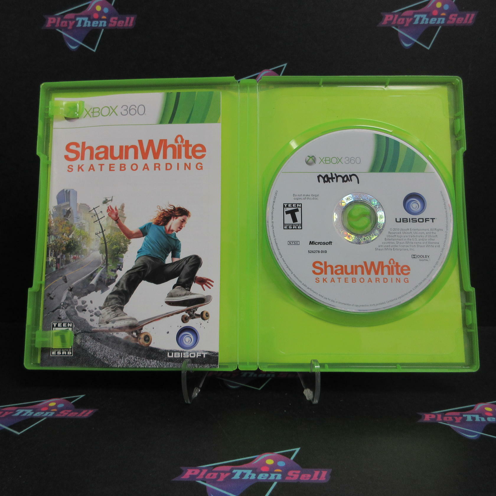 Shaun White Skateboarding Xbox 360 AD/DD Complete CIB - Very Good