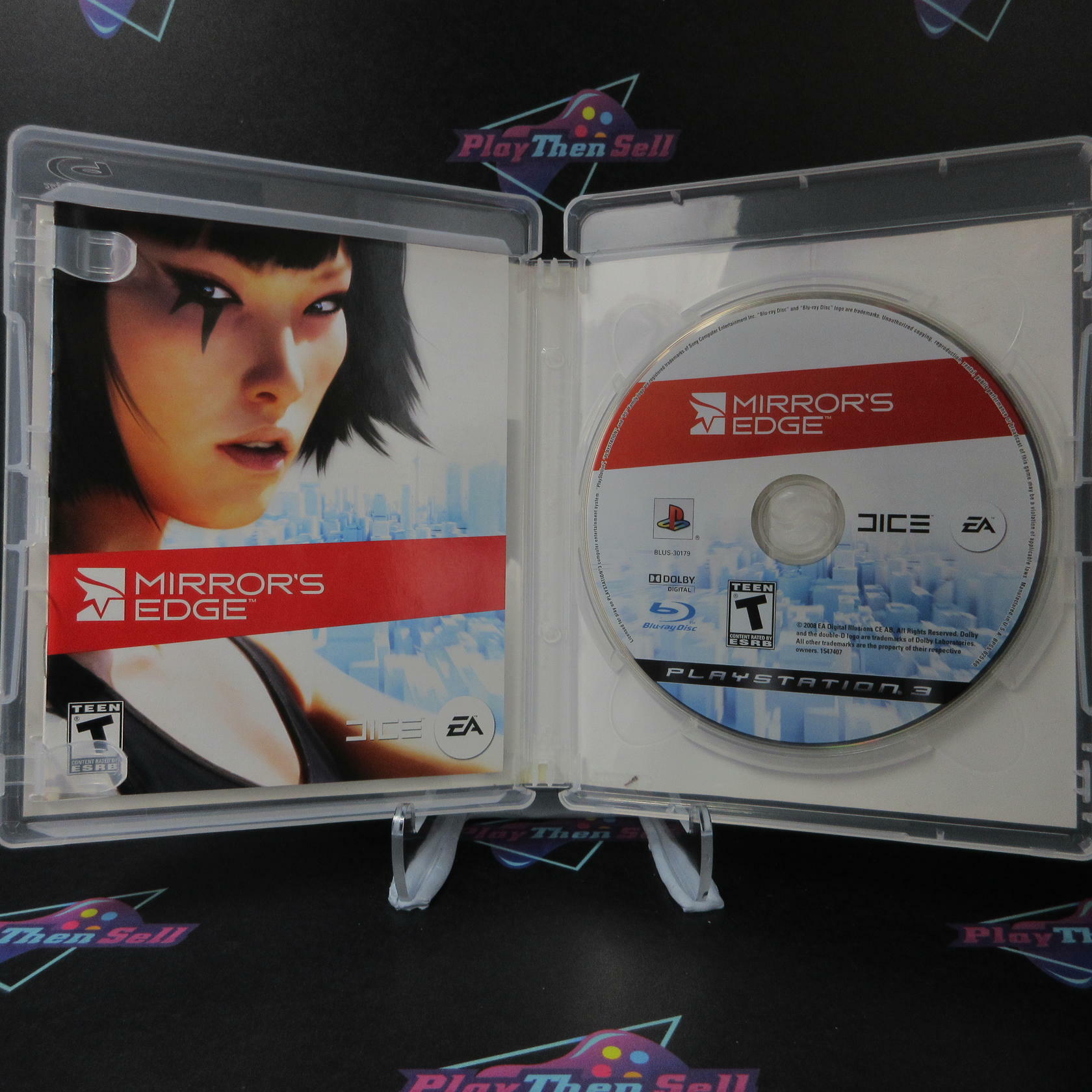 Mirror's Edge PS3 PlayStation 3 AD Complete CIB - Very Good