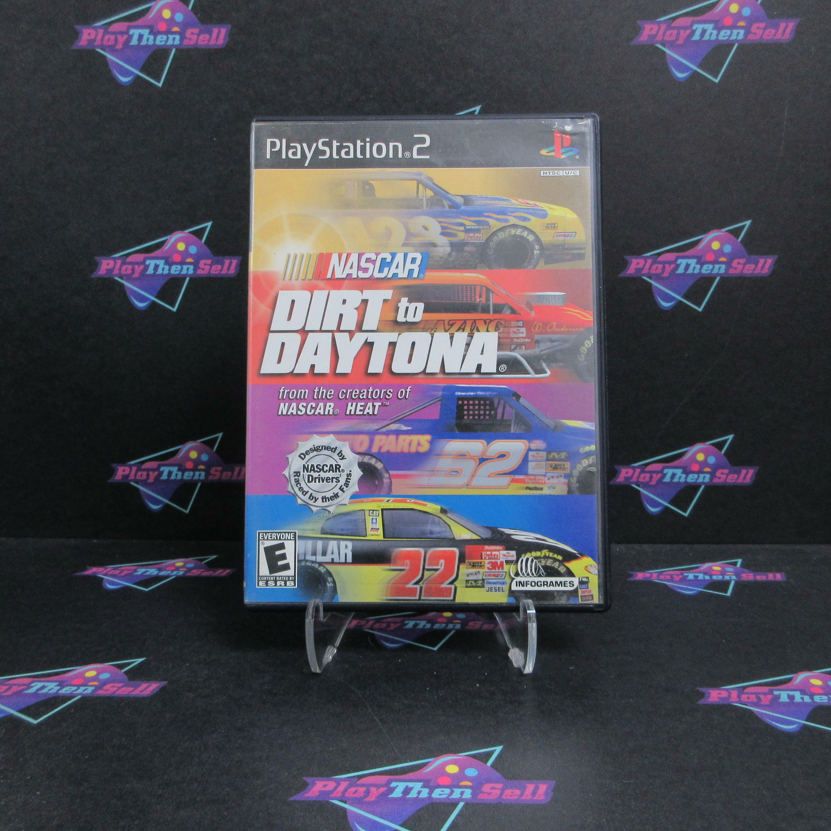 NASCAR Dirt to Daytona PS2 PlayStation 2 Complete - Very Good