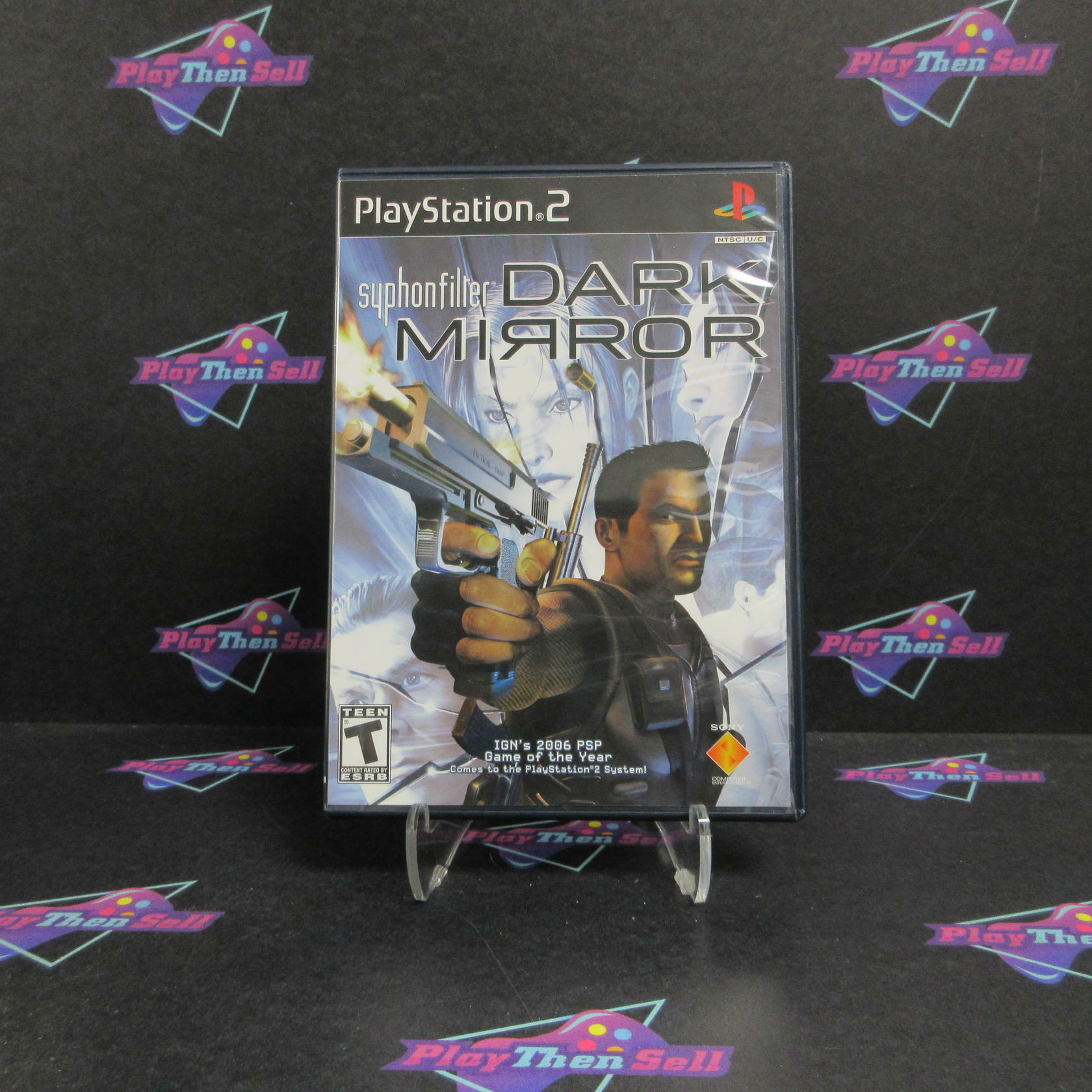 Syphon Filter Dark Mirror PS2 PlayStation 2 AD Complete CIB - Very Good