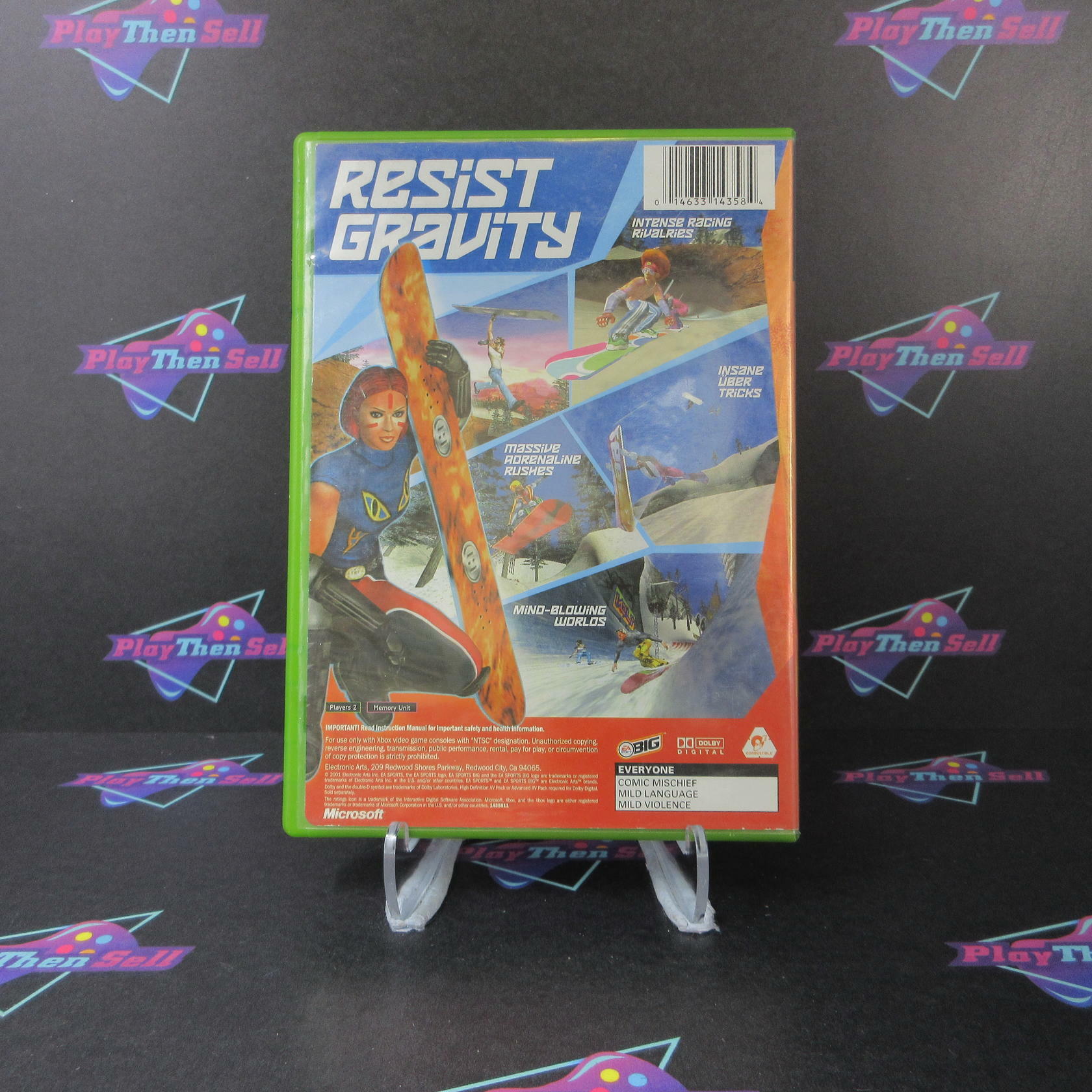 SSX Tricky Xbox AD/MD + Reg Card Complete CIB - Very Good