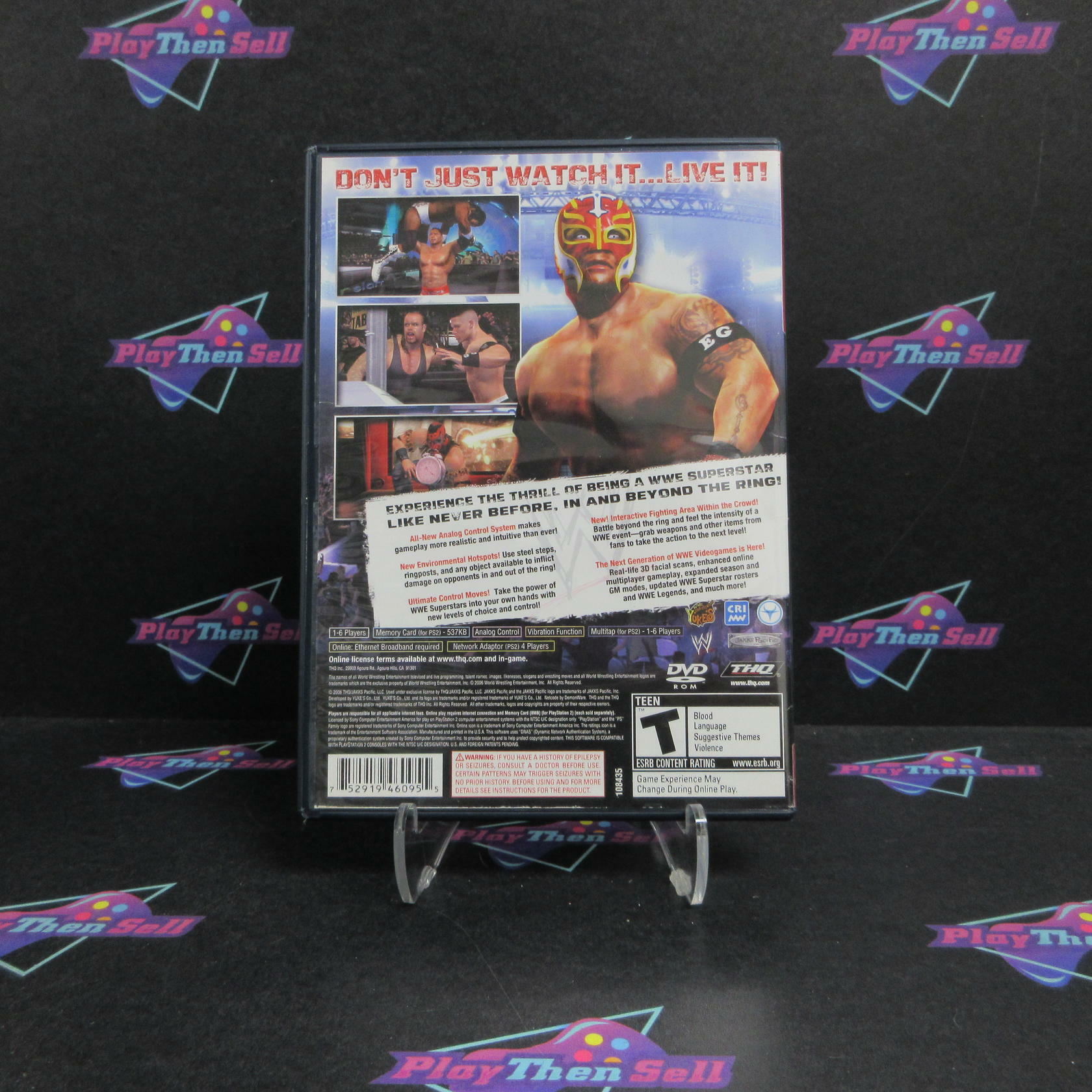 WWE SmackDown vs. Raw 2007 PS2 PlayStation 2 GH Complete - Excellent