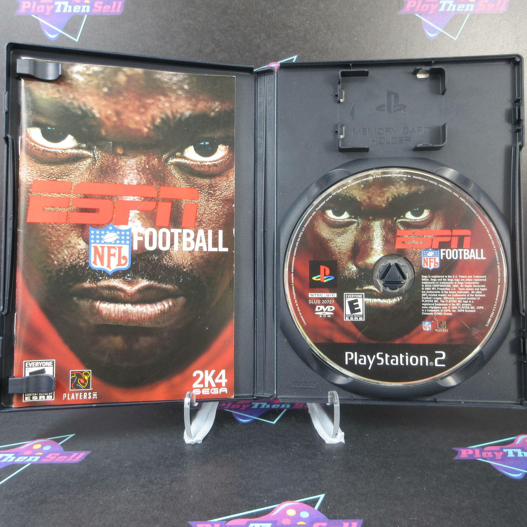 ESPN NFL Football PS2 PlayStation 2 AD Complete CIB - Very Good