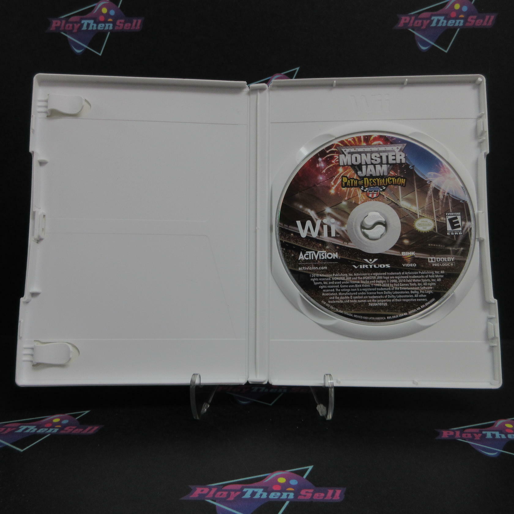 Monster Jam Path Of Destruction Nintendo Wii DD/NM - Very Good