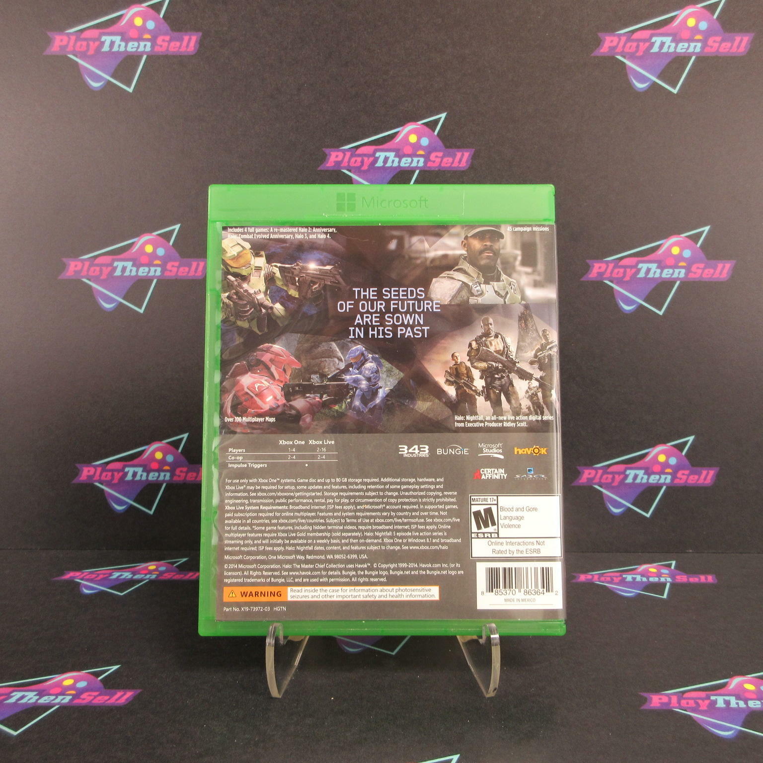 Halo The Master Chief Collection Xbox One AD Complete CIB - Very Good