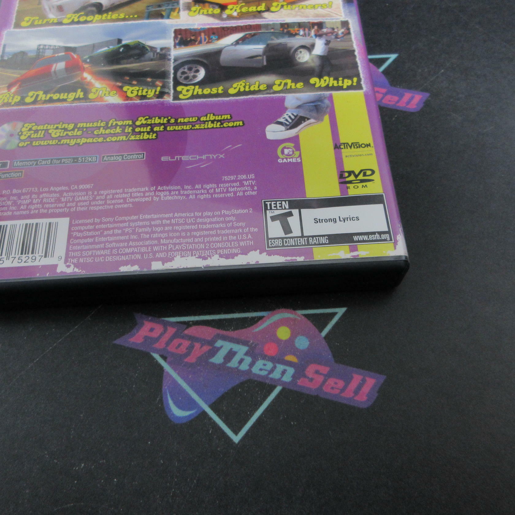 Pimp My Ride PS2 PlayStation 2 AD/MD + Reg Card Complete CIB - Very Good