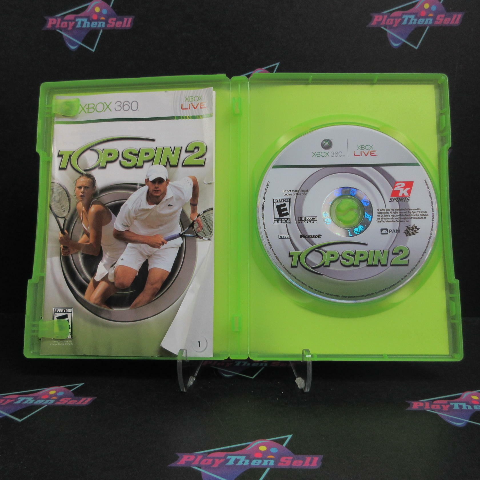 Top Spin 2 Xbox 360 MD Complete CIB - Very Good