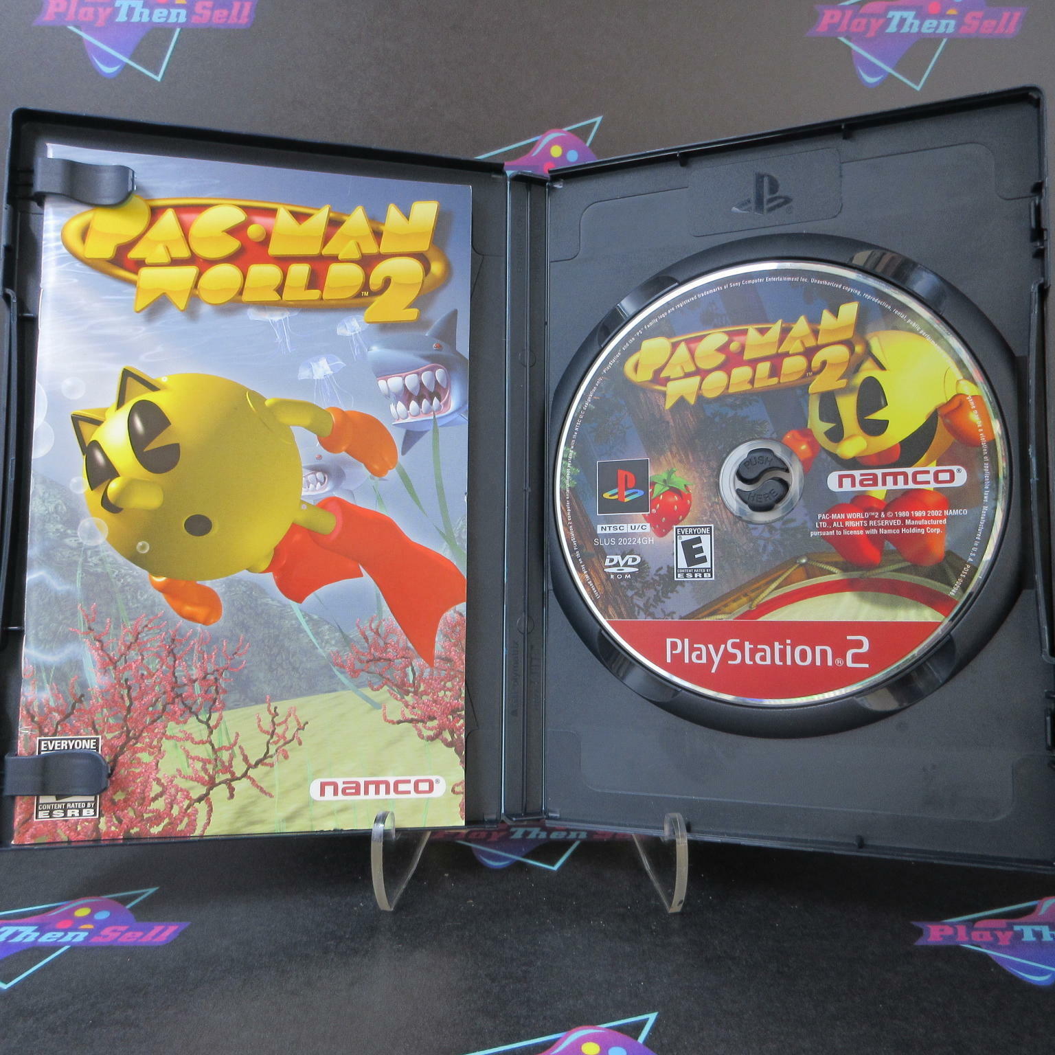 Pac Man World 2 PS2 PlayStation 2 GH + Reg Card Complete - Excellent