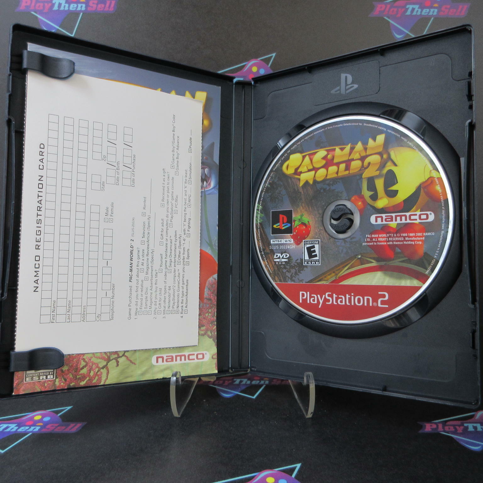 Pac Man World 2 PS2 PlayStation 2 GH + Reg Card Complete - Excellent