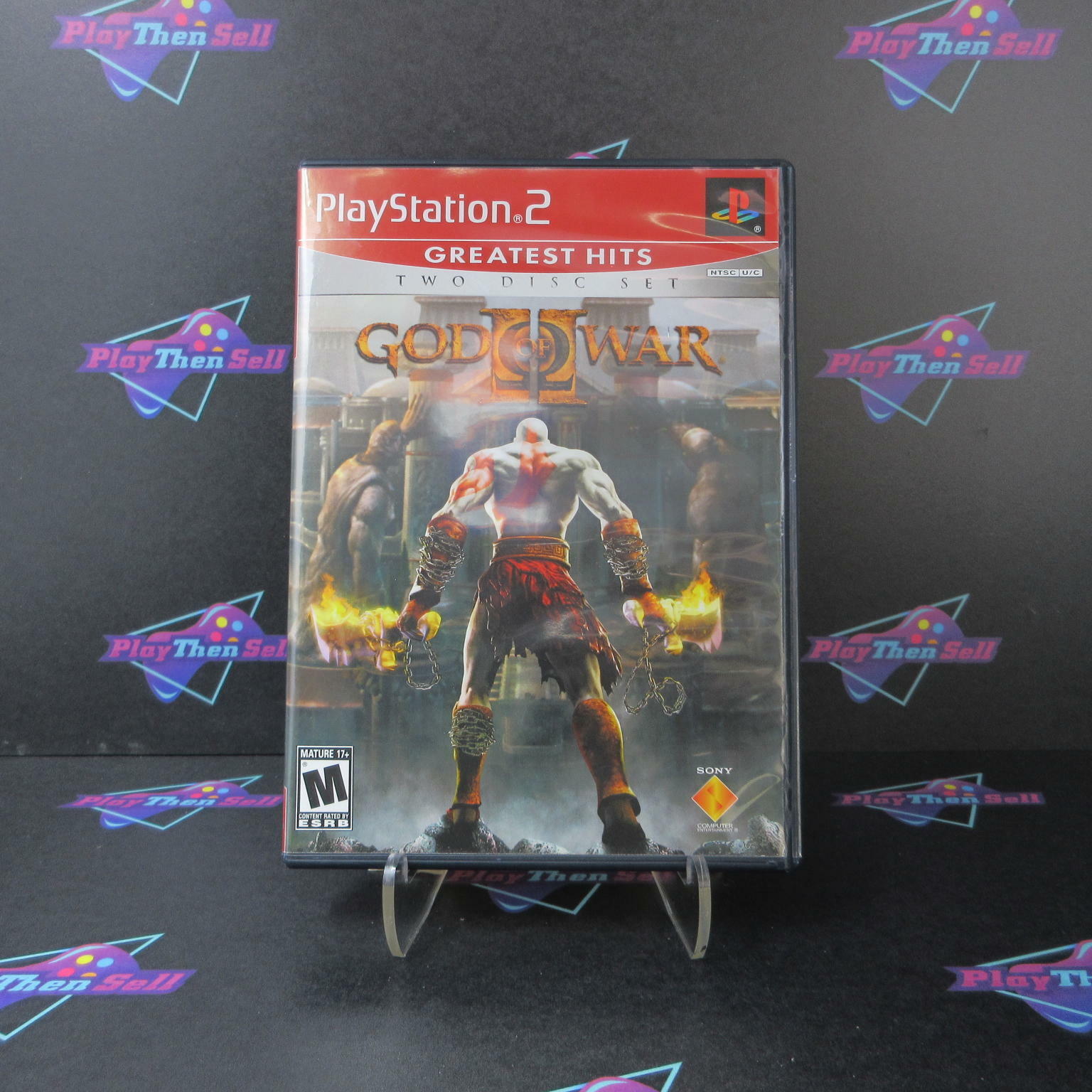 God of War 2 PS2 PlayStation 2 GH + Reg Card Complete - Excellent