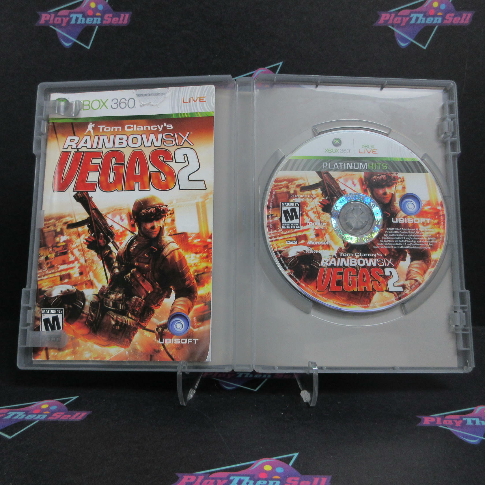 Tom Clancy's Rainbow Six Vegas 2 Xbox 360 PH AD/MD Complete CIB - Very Good