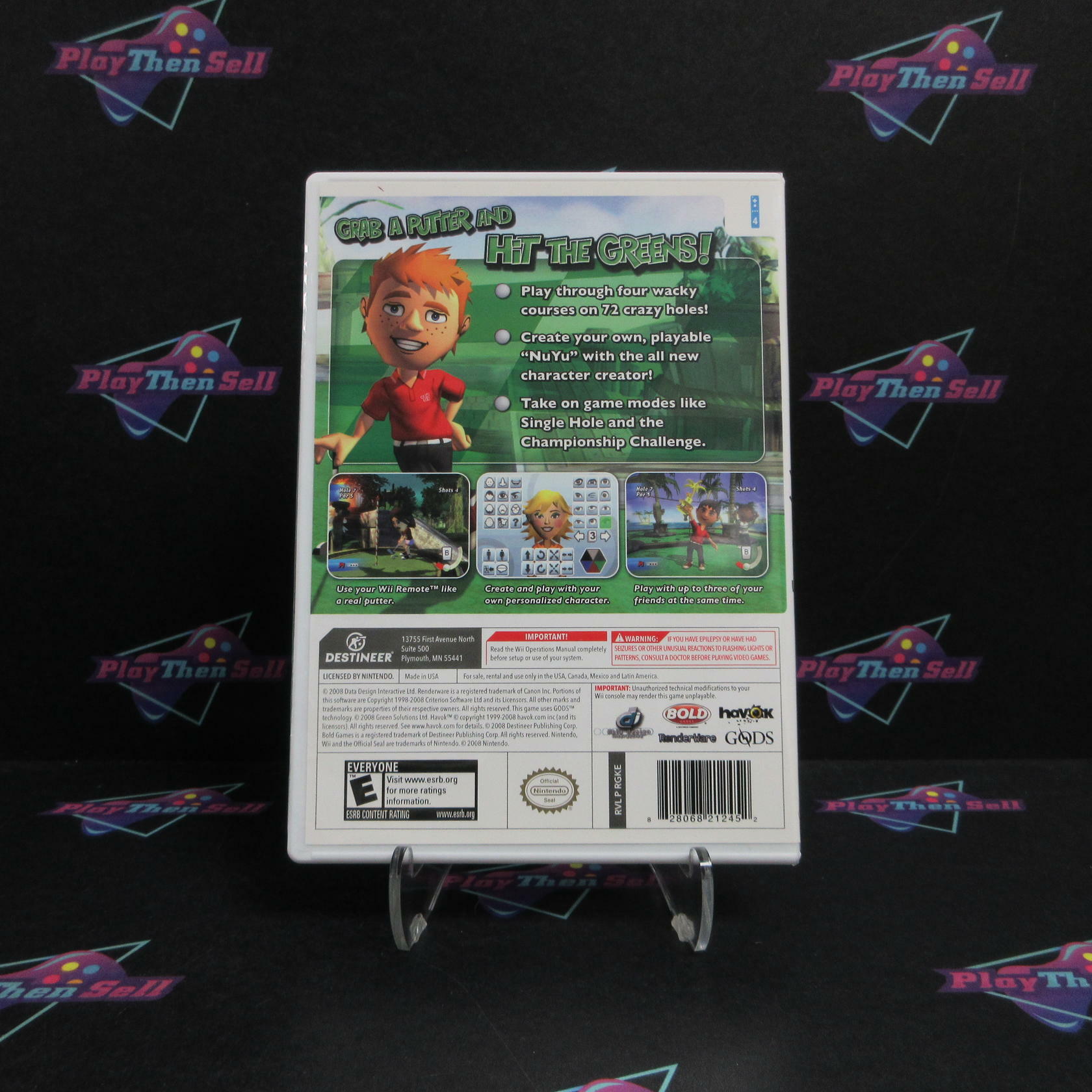 Crazy Golf Nintendo Wii - Very Good