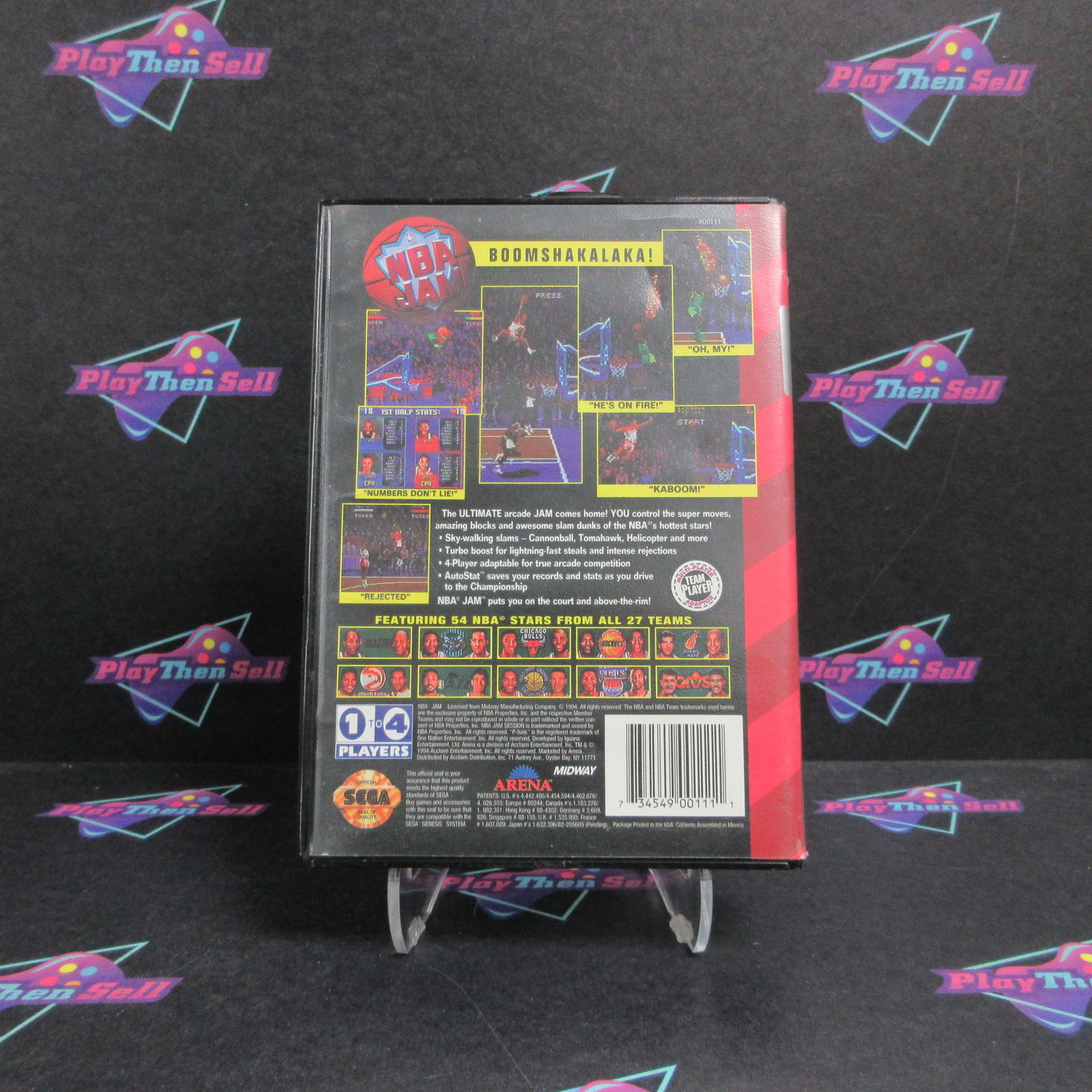 NBA Jam Sega Genesis - Very Good