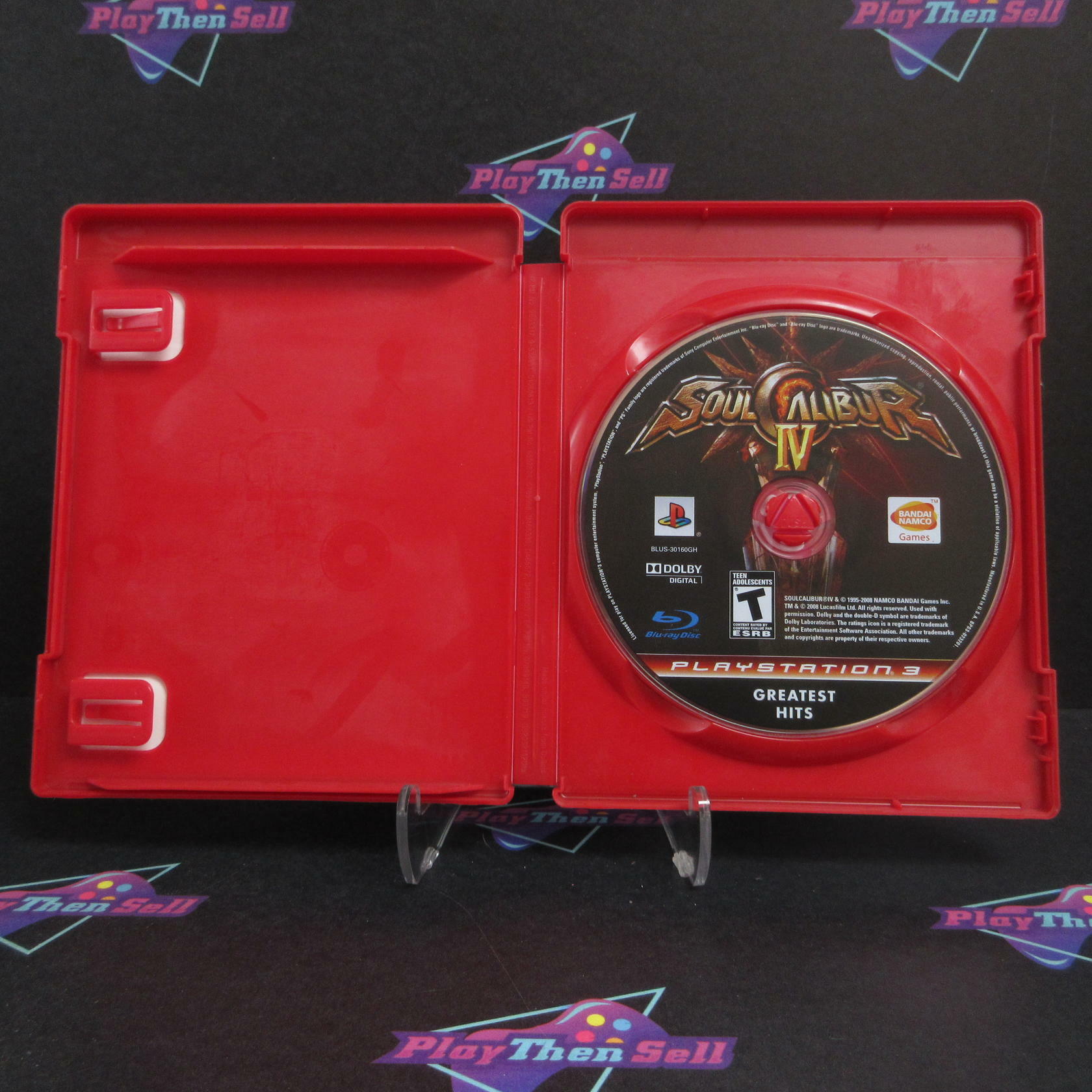 Soul Calibur IV PS3 PlayStation 3 GH AD/NM - Very Good