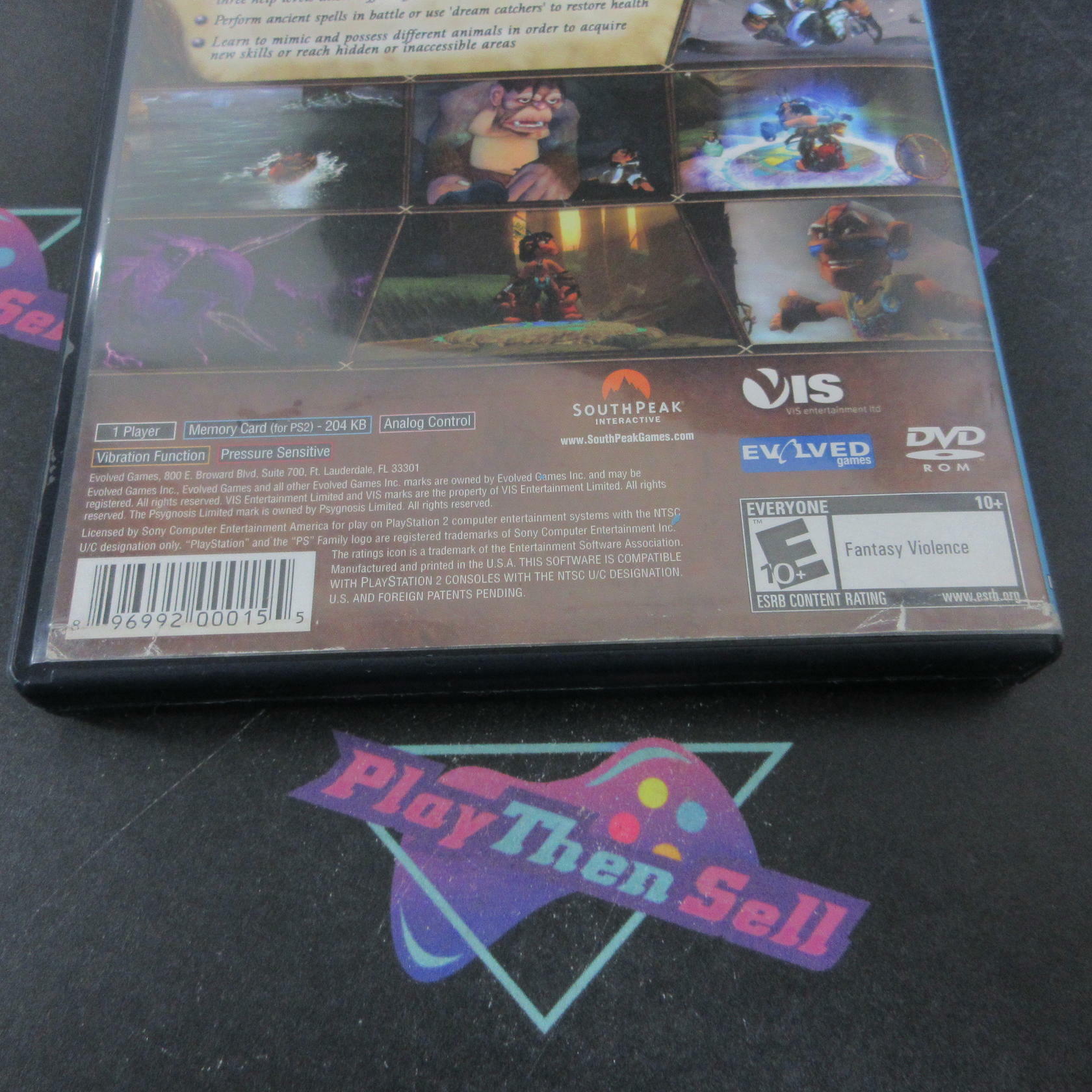 Brave The Search for Spirit Dancer PS2 PlayStation 2 AD/DD/NM - Very Good