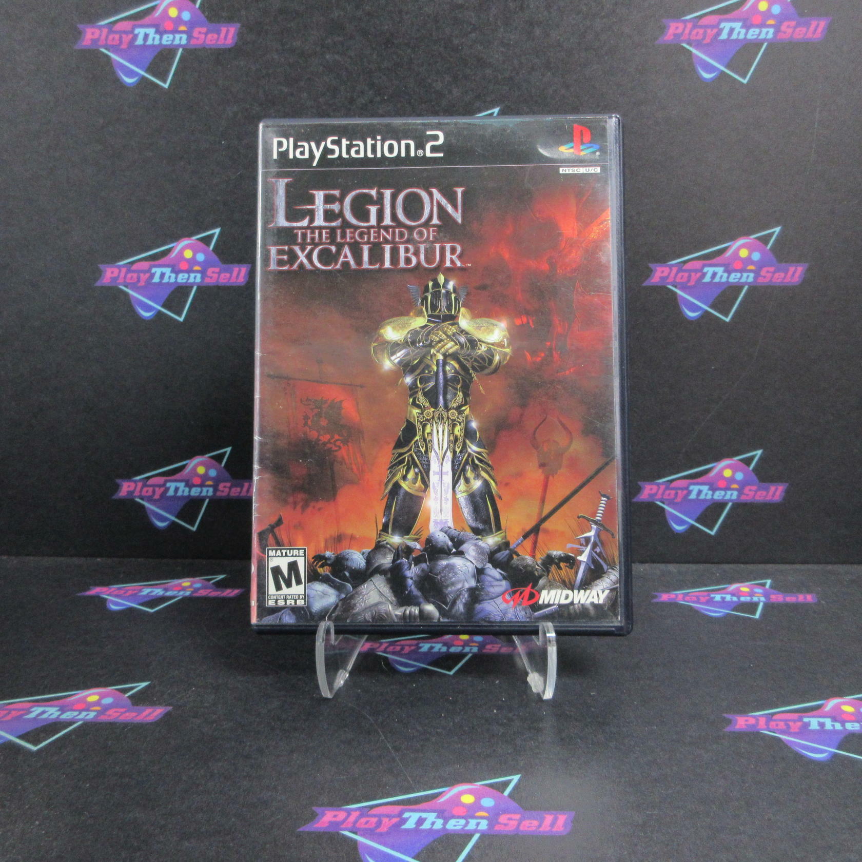 Legion The Legend of Excalibur PS2 PlayStation 2 AD/NM - Very Good