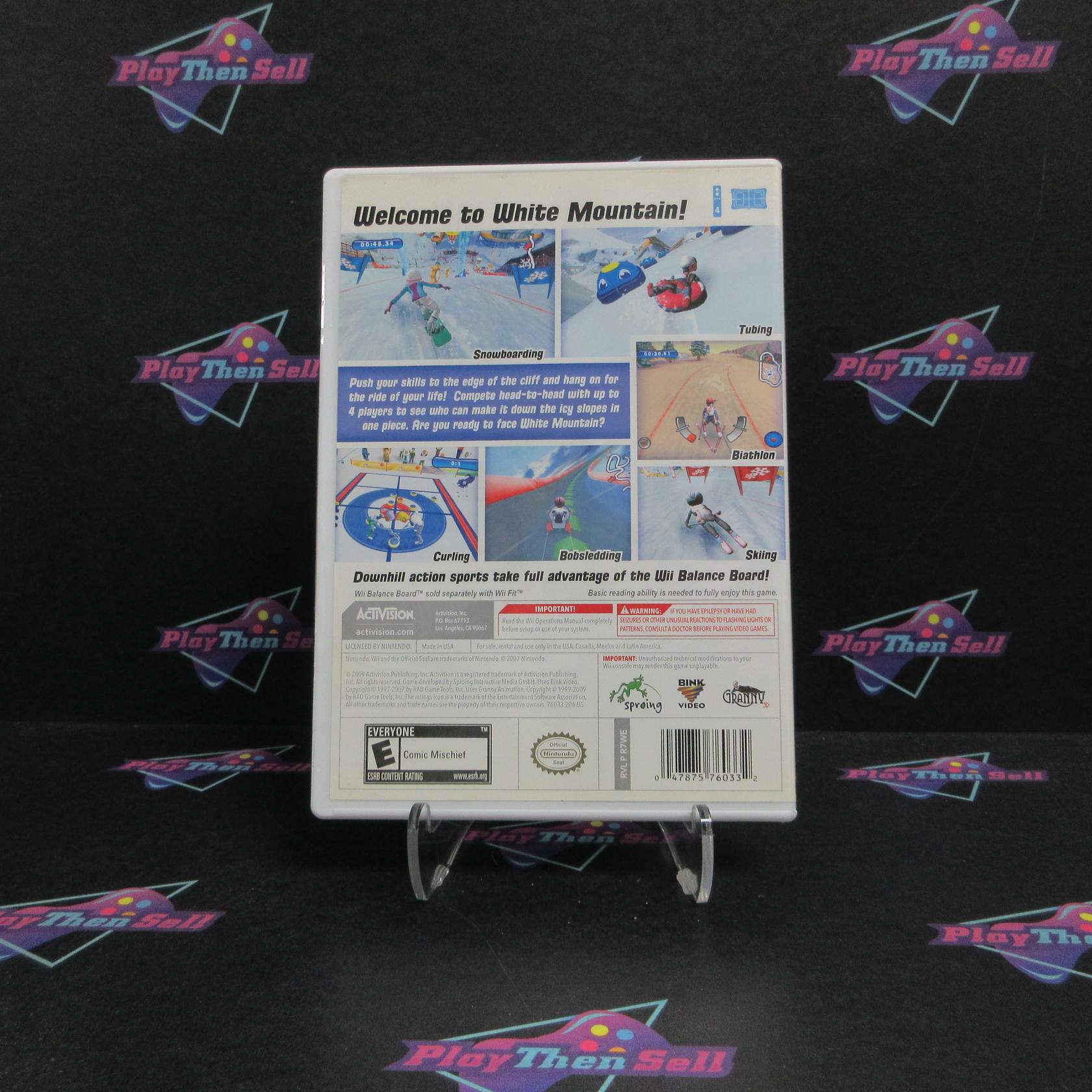 Mountain Sports Nintendo Wii AD Complete CIB - Very Good
