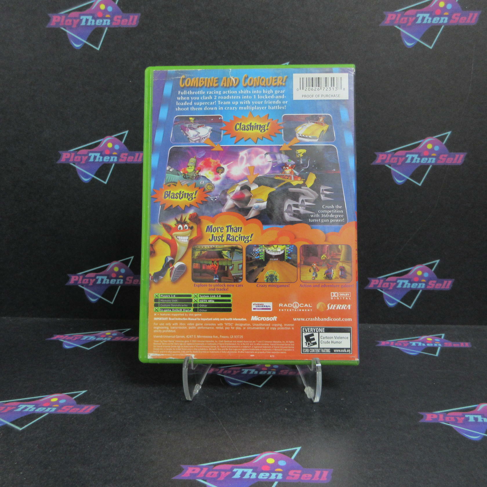 Crash Tag Team Racing Xbox AD/NM - Very Good