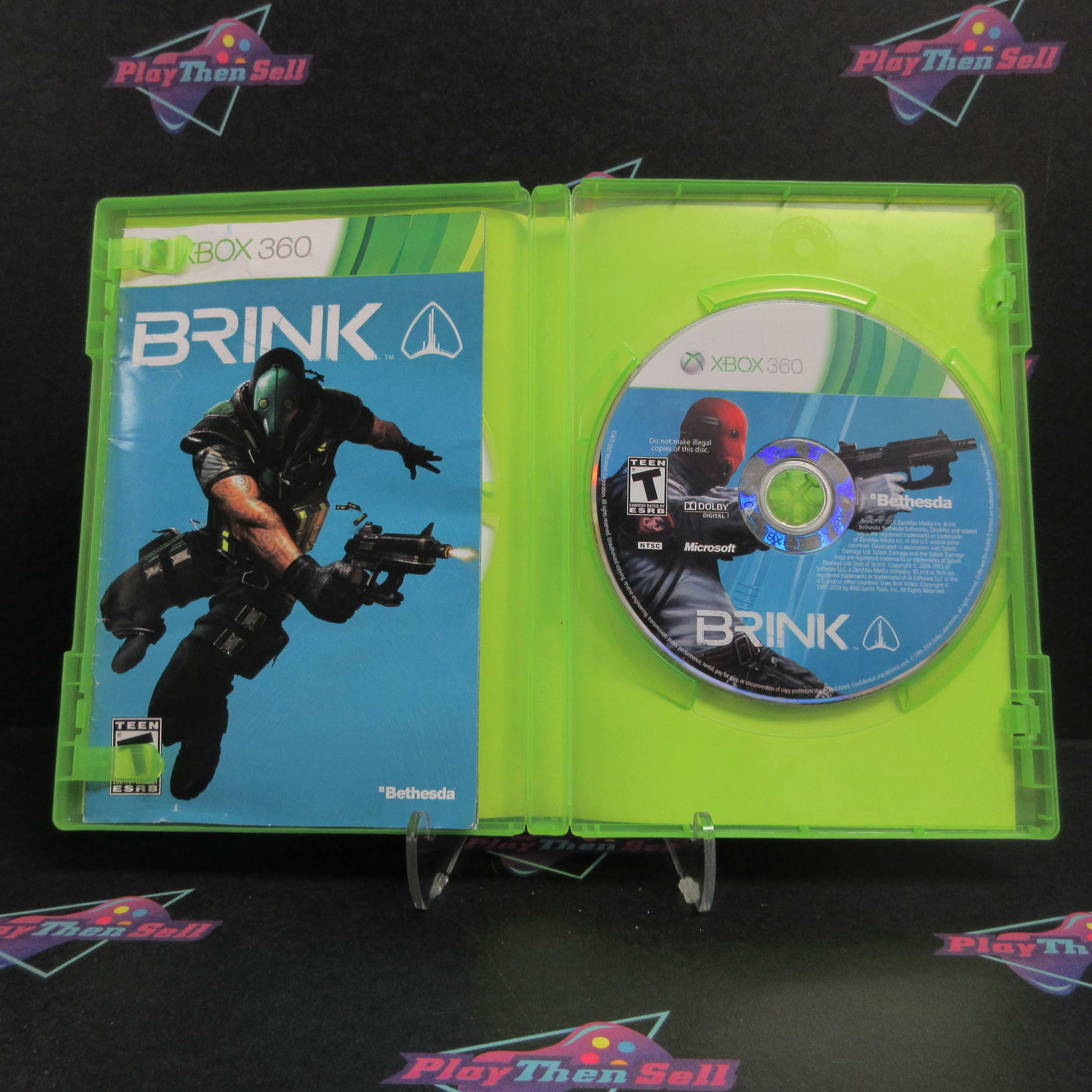 Brink Xbox 360 AD/DD/MD Complete CIB - Very Good