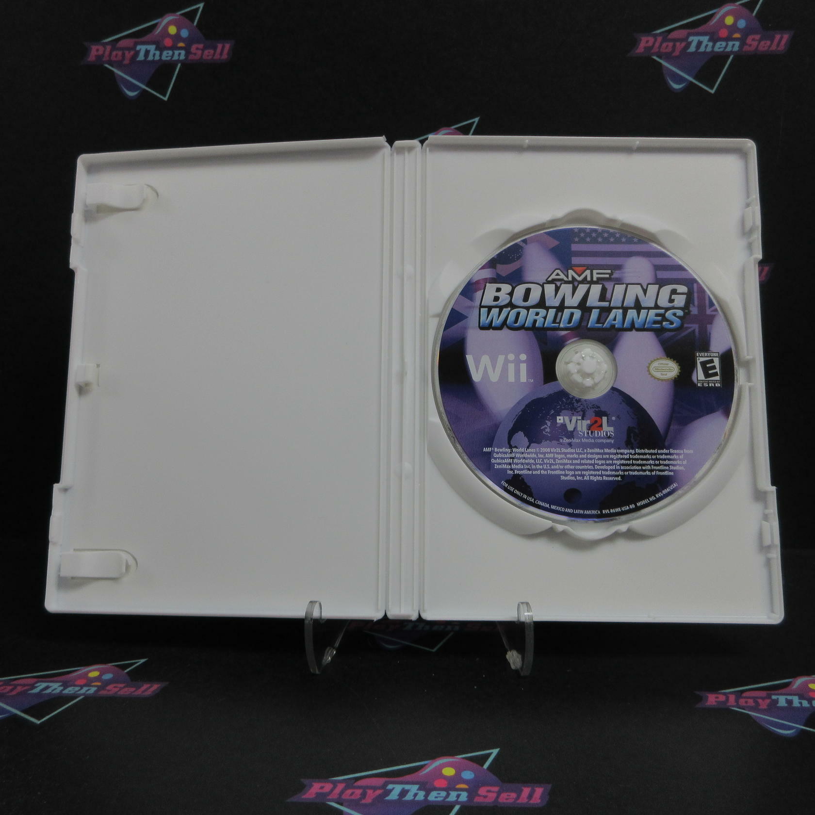 AMF Bowling World Lanes Nintendo Wii AD/NM - Very Good