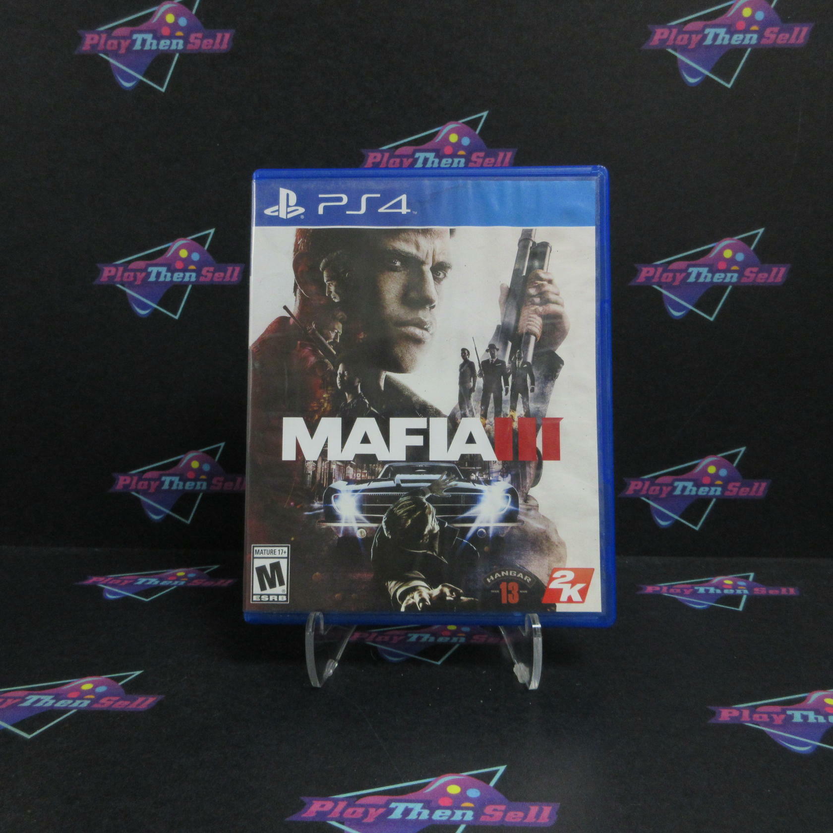 Mafia III PS4 PlayStation 4 AD + Map Complete CIB - Very Good