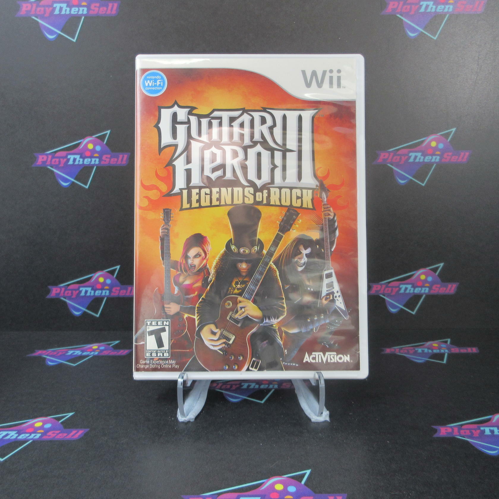 Guitar Hero III Legends of Rock Nintendo Wii AD/DD Complete CIB - Very Good