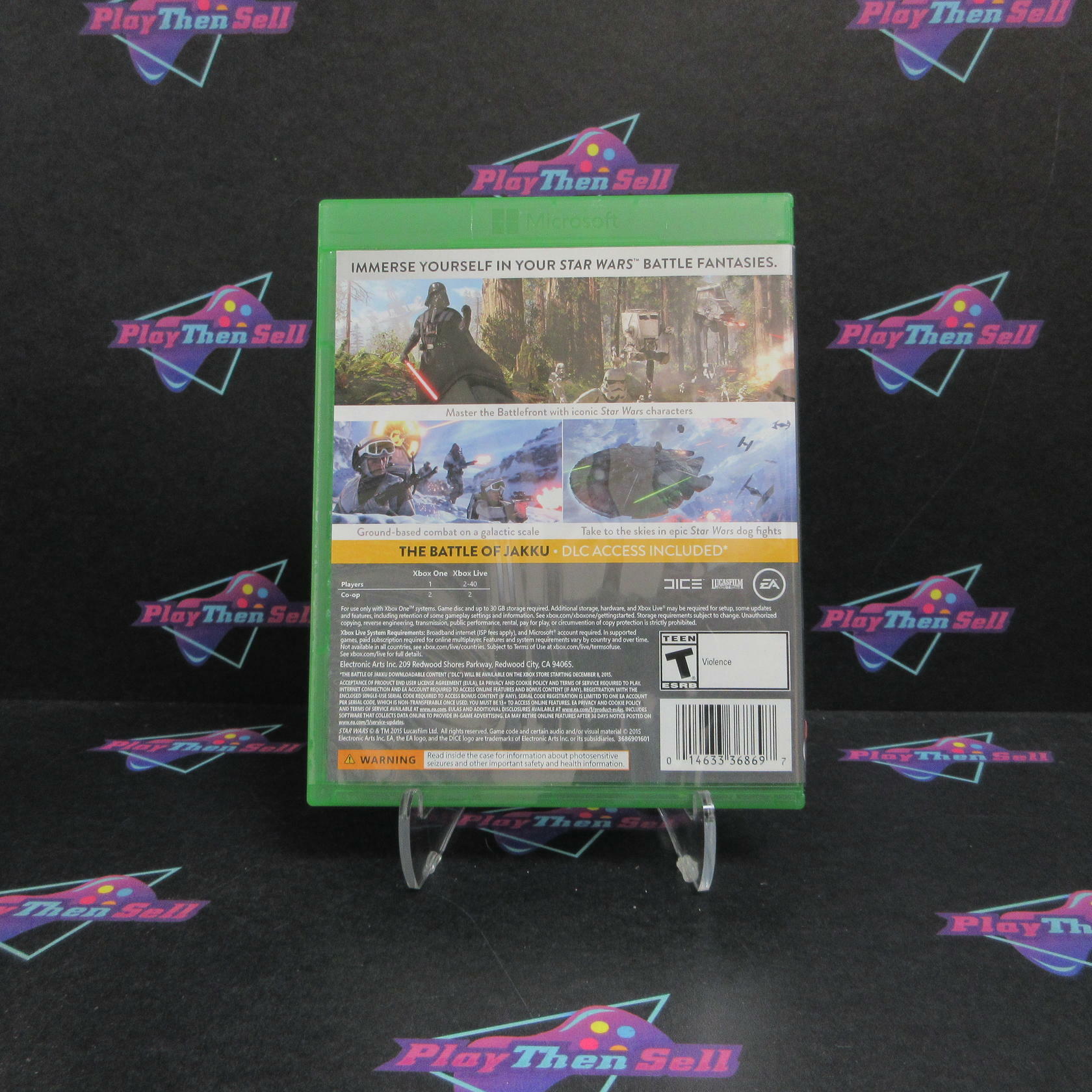 Star Wars Battlefront Xbox One AD Complete CIB - Very Good