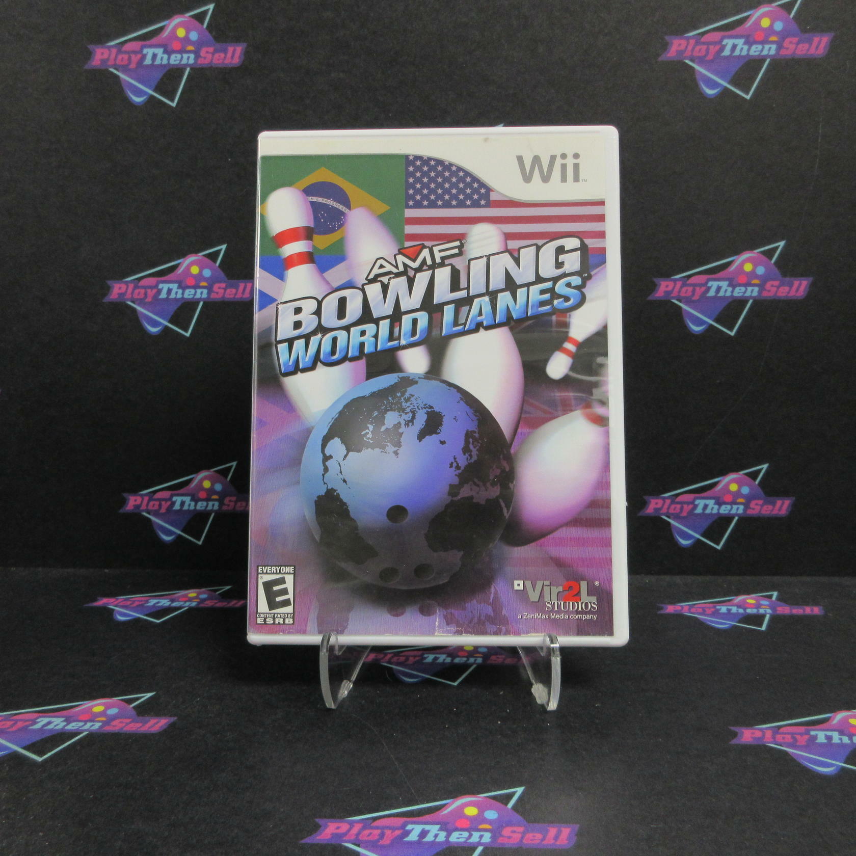 AMF Bowling World Lanes Nintendo Wii AD/NM - Very Good
