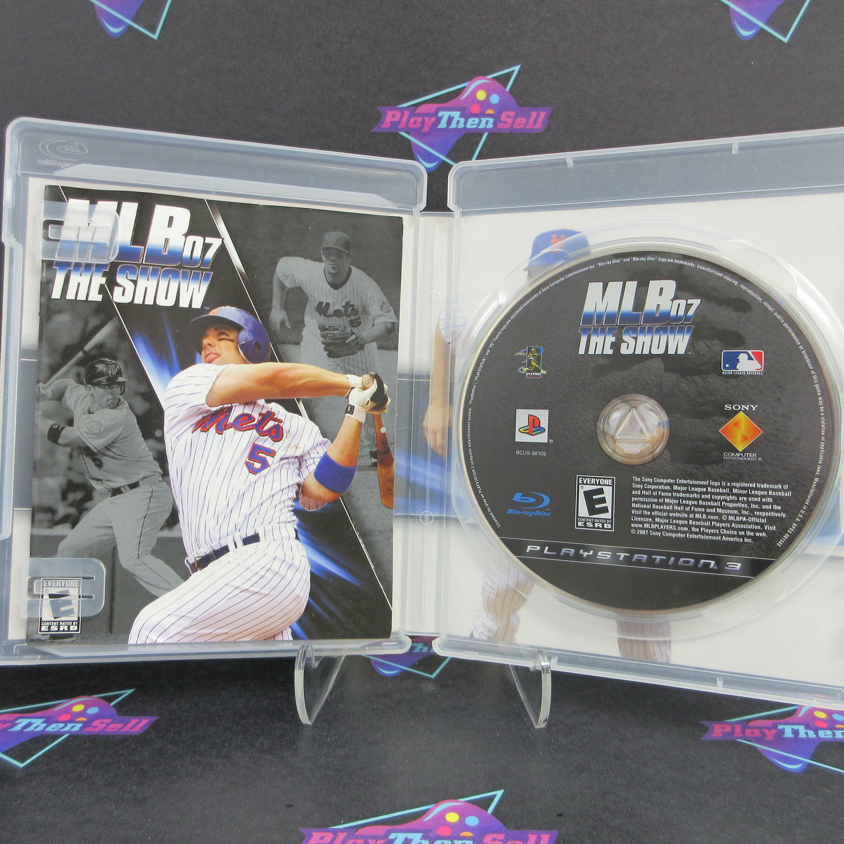 MLB 07 The Show PS3 PlayStation 3 AD + Reg Card Complete CIB - Very Good